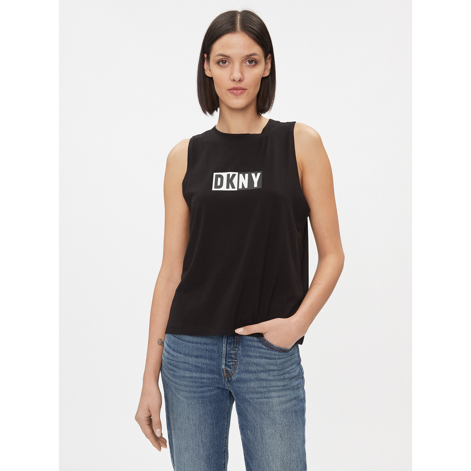 DKNY Sport топ DP2T5892 Черен Classic Fit - Pepit.bg