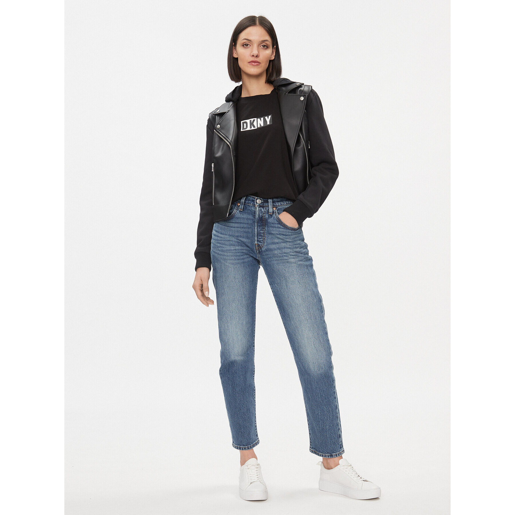 DKNY Sport топ DP2T5892 Черен Classic Fit - Pepit.bg