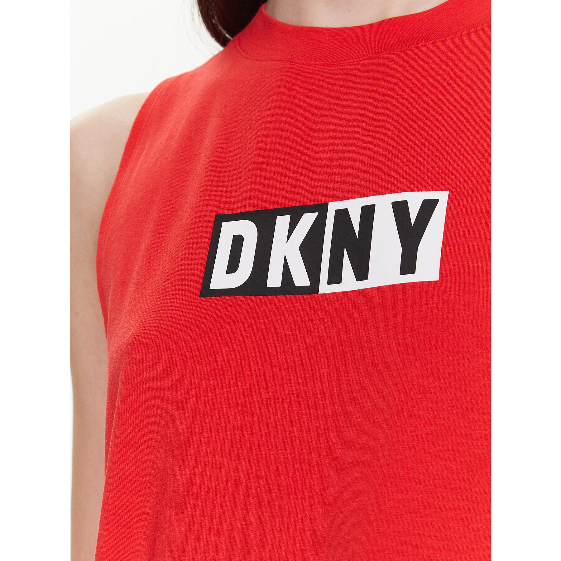 DKNY Sport топ DP2T5892 Червен Classic Fit - Pepit.bg