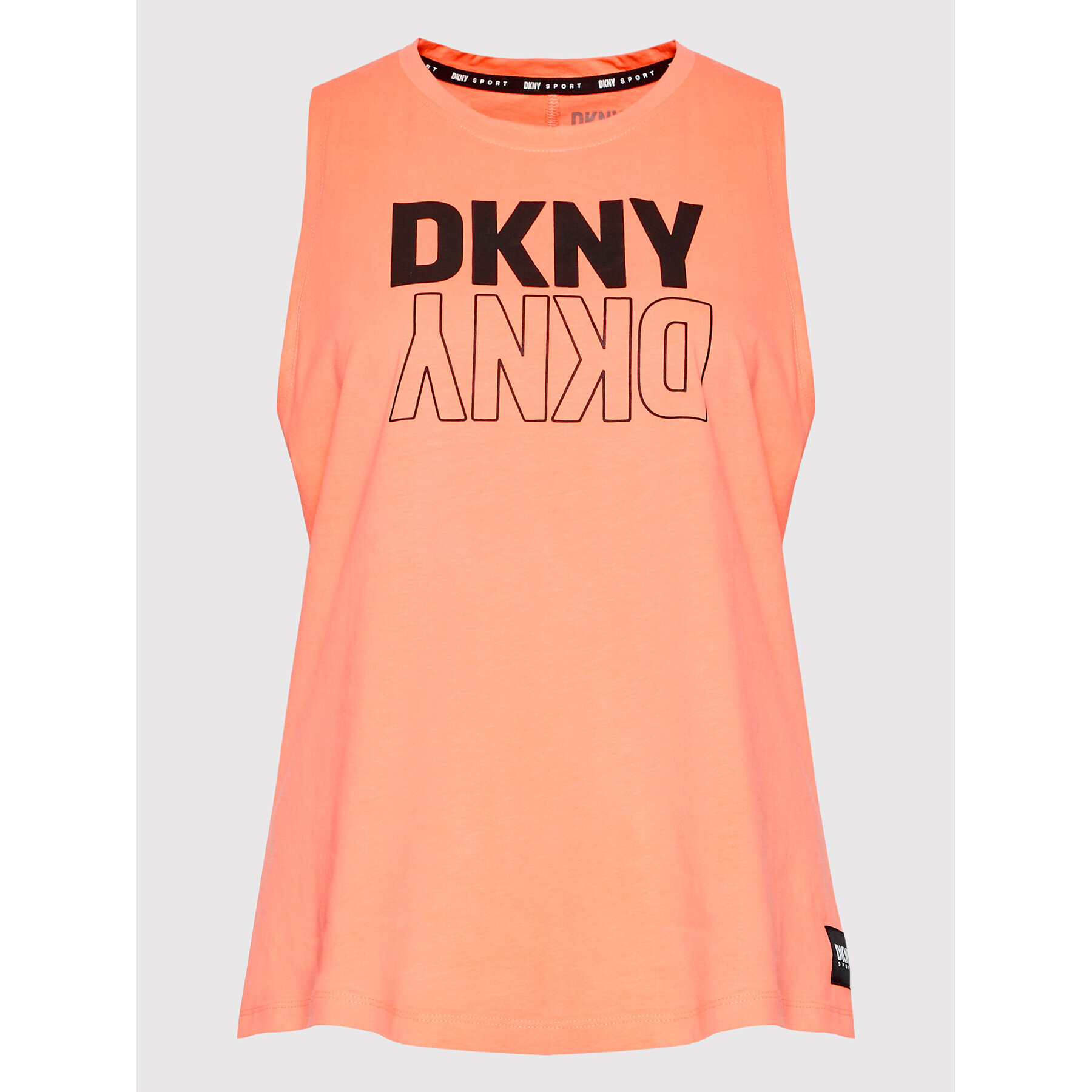 DKNY Sport топ DP2T8765 Оранжев Regular Fit - Pepit.bg