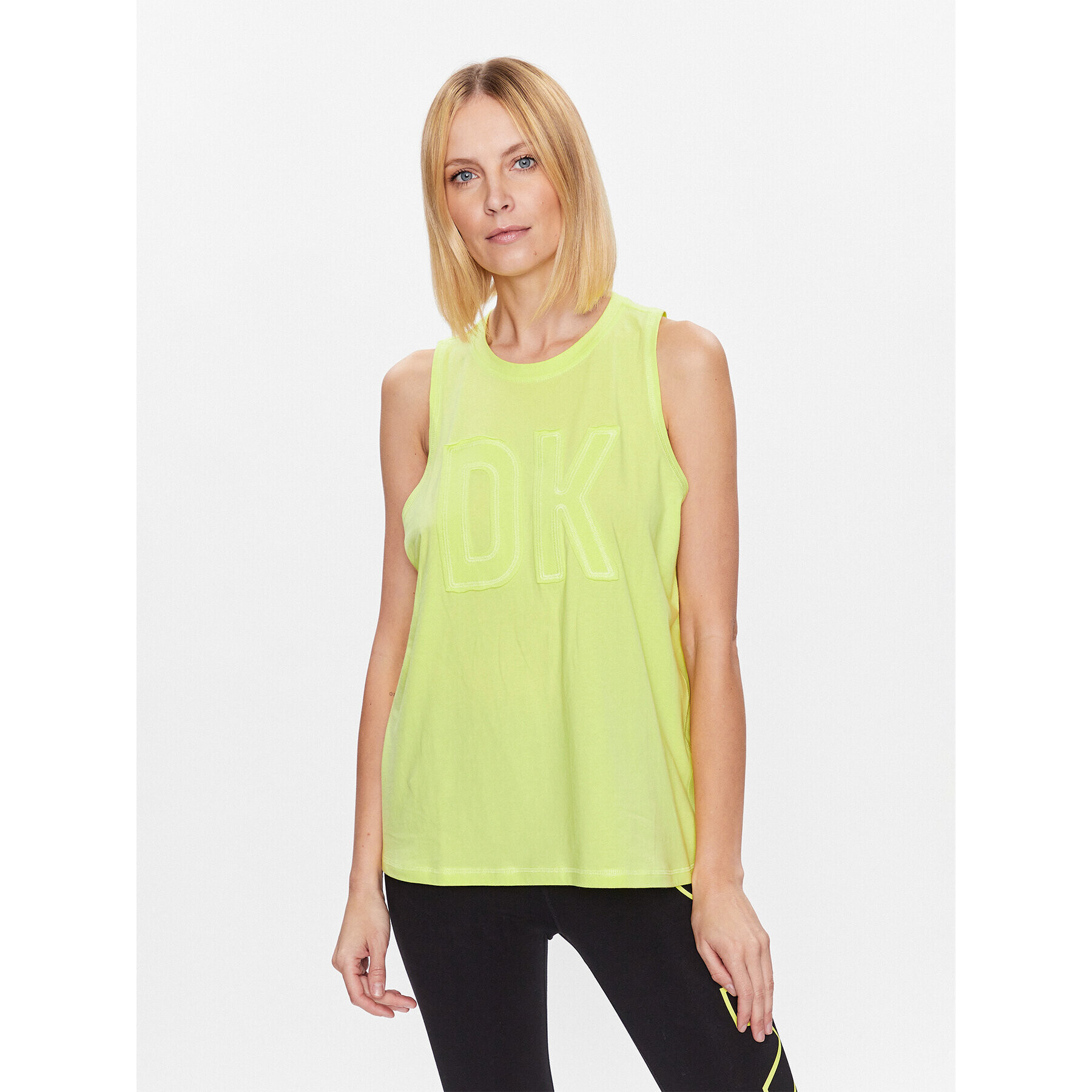DKNY Sport топ DP3T9217 Жълт Classic Fit - Pepit.bg