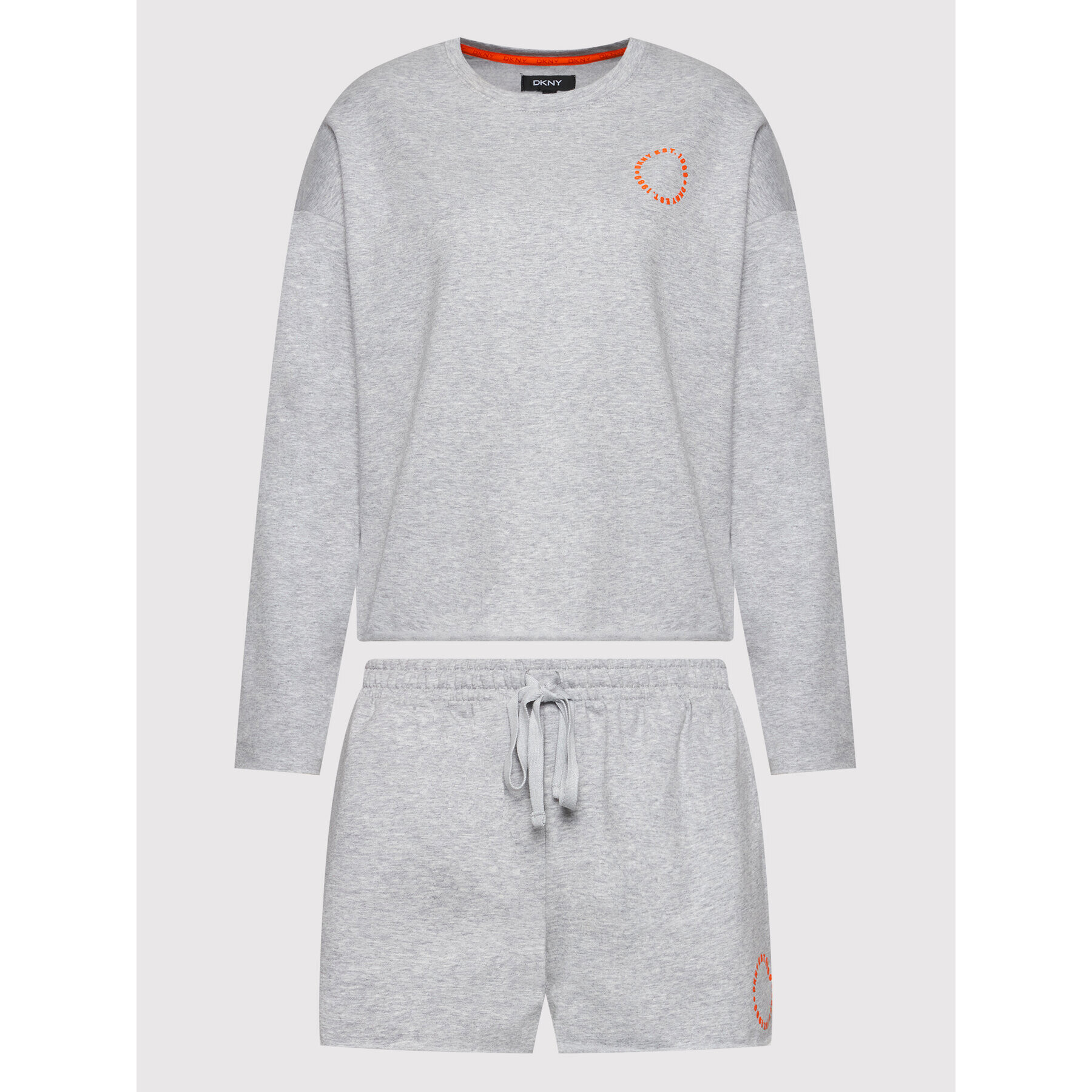 DKNY Спортен екип YI2922524 Сив Regular Fit - Pepit.bg