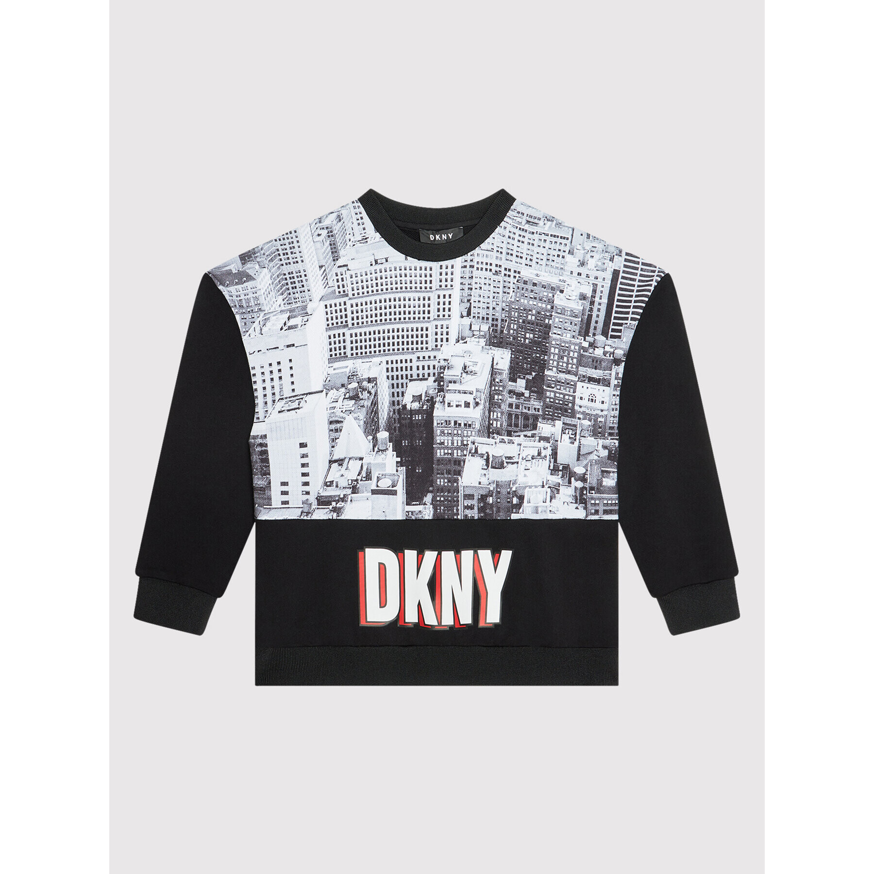 DKNY Суитшърт D35R86 M Черен Regular Fit - Pepit.bg