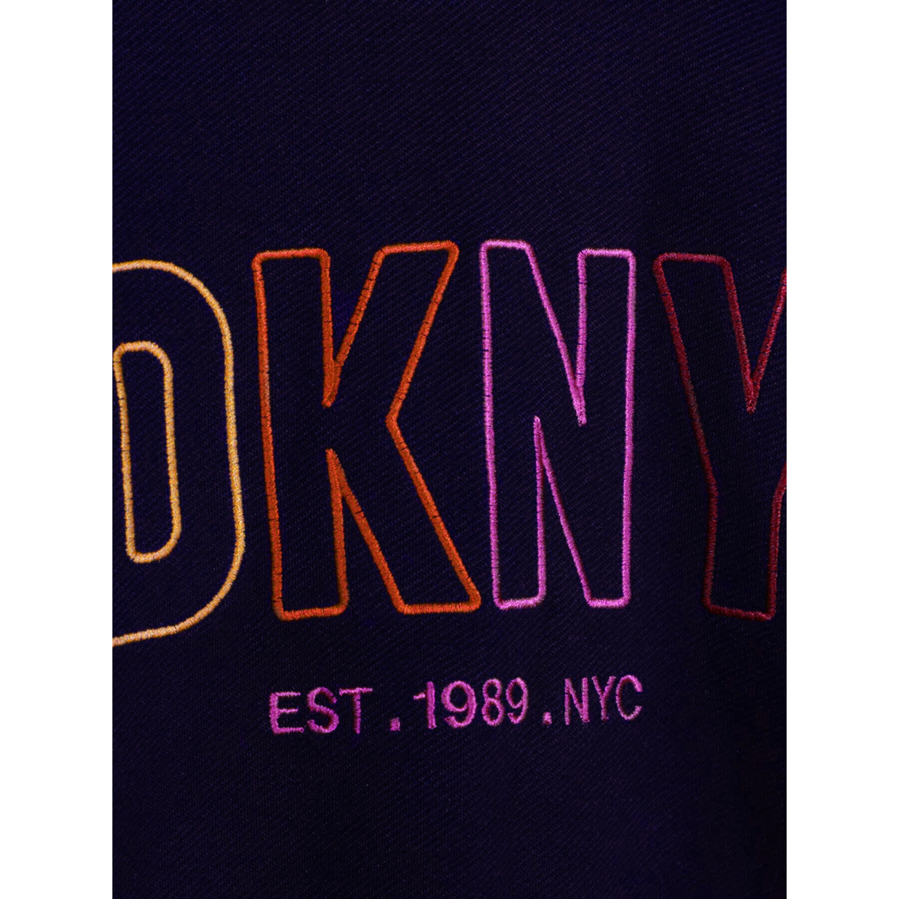 DKNY Суитшърт D35S94 D Черен Regular Fit - Pepit.bg