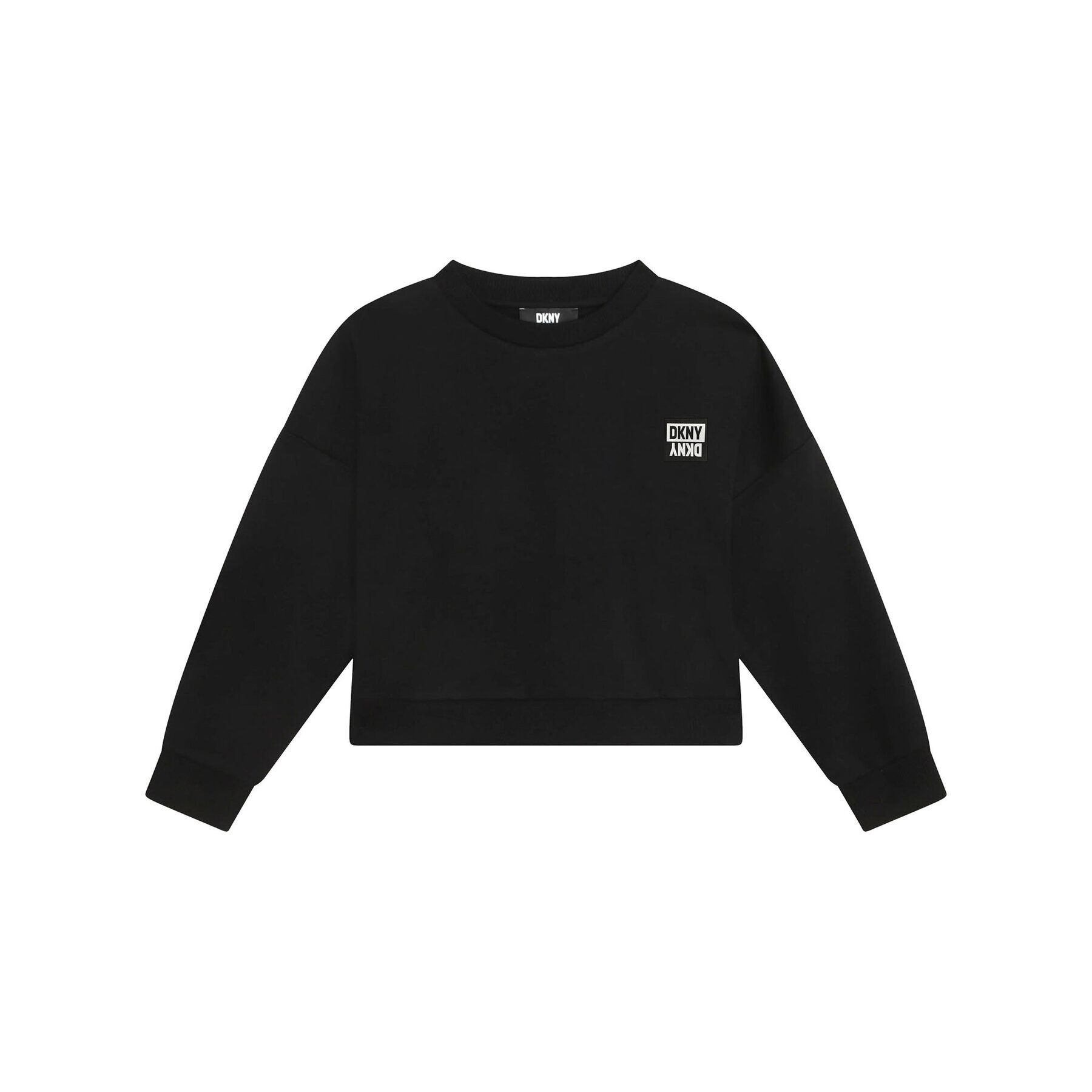 DKNY Суитшърт D35S98 D Черен Regular Fit - Pepit.bg