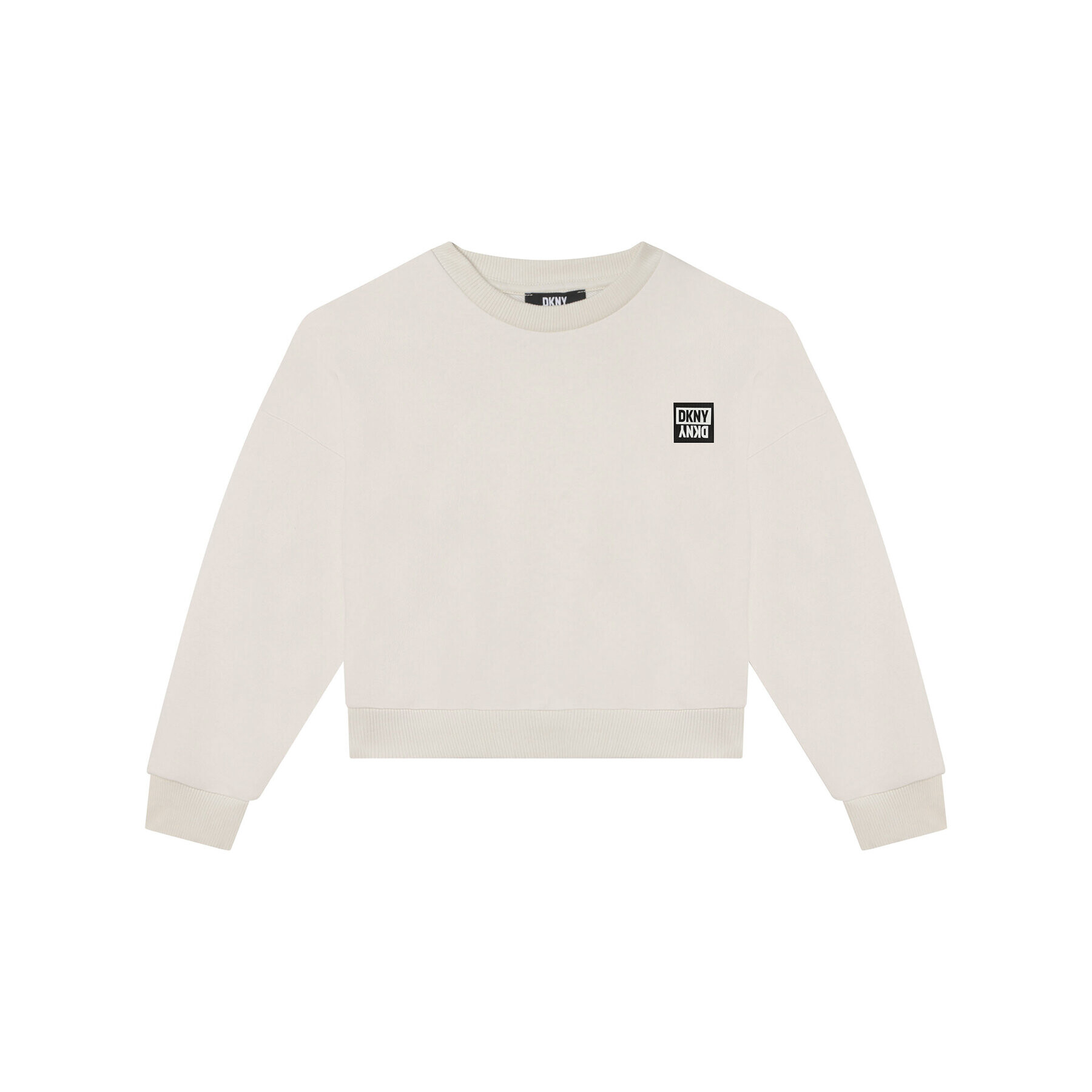 DKNY Суитшърт D35S98 S Бежов Regular Fit - Pepit.bg