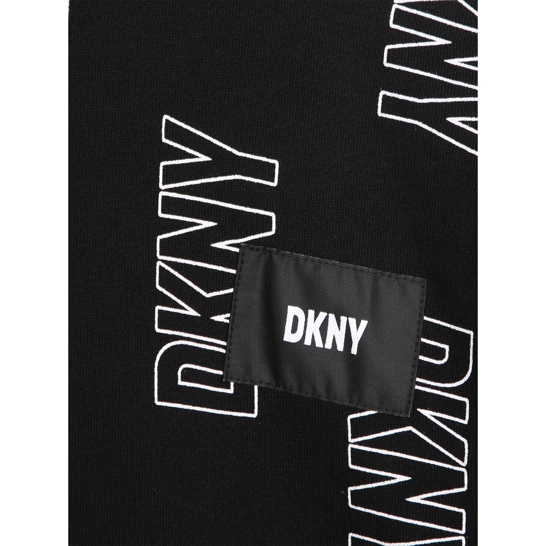 DKNY Суитшърт D35T13 D Черен Regular Fit - Pepit.bg