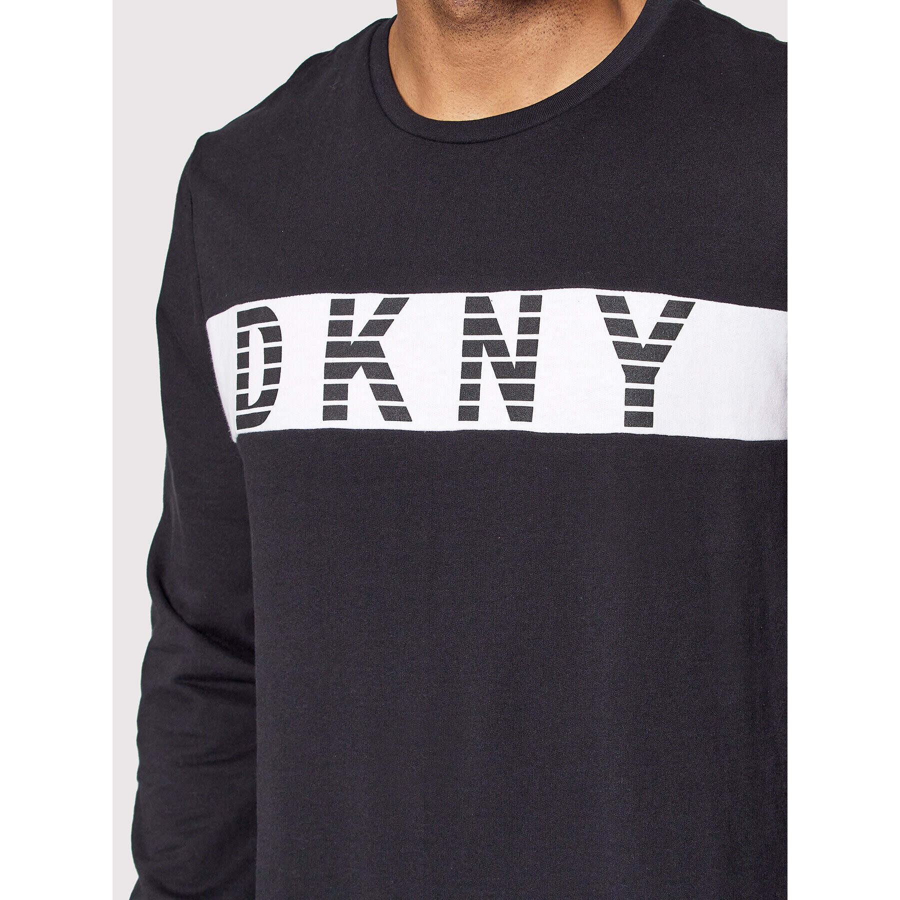 DKNY Суитшърт N5_6729_DKY Черен Regular Fit - Pepit.bg