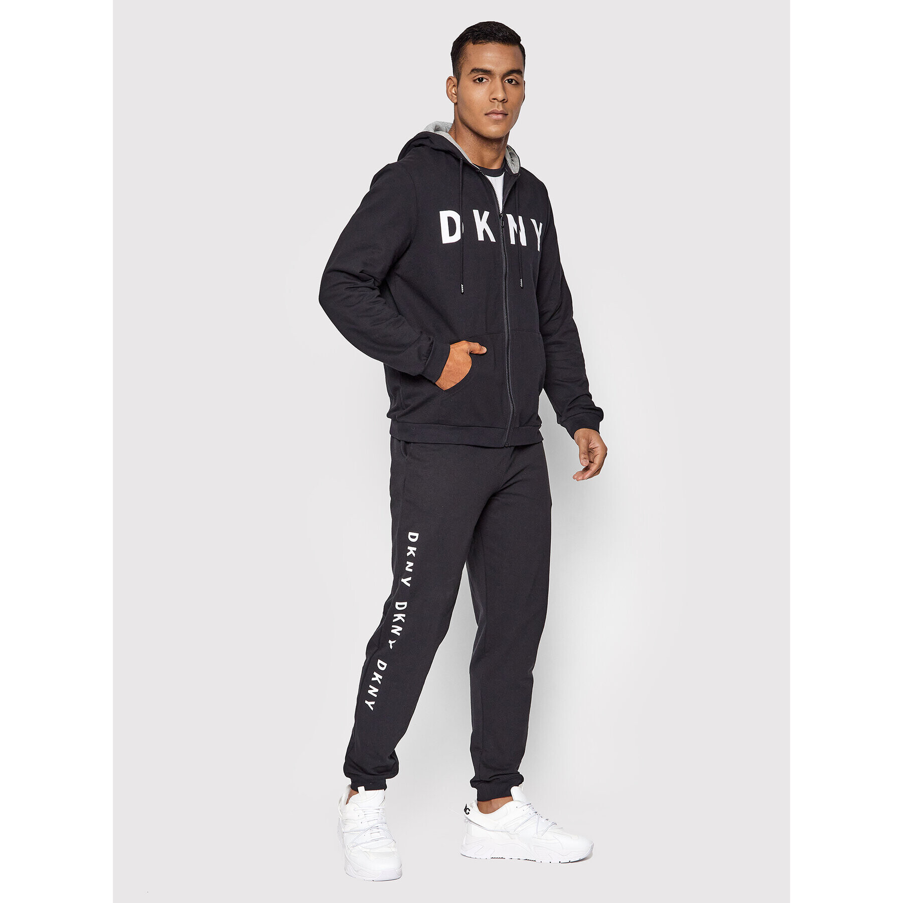 DKNY Суитшърт N5_6736_DKY Черен Regular Fit - Pepit.bg