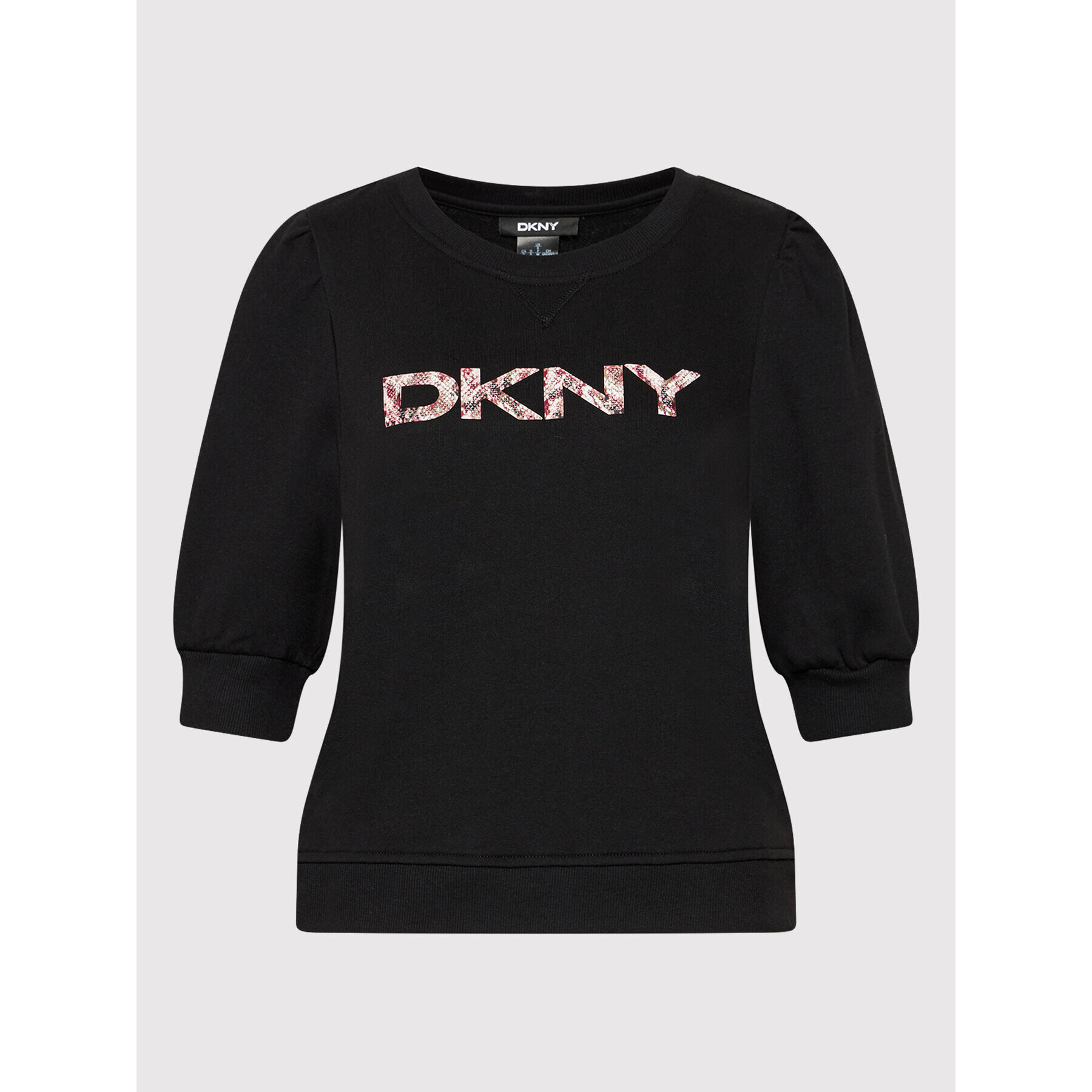 DKNY Суитшърт P1GQSJ34 Черен Regular Fit - Pepit.bg