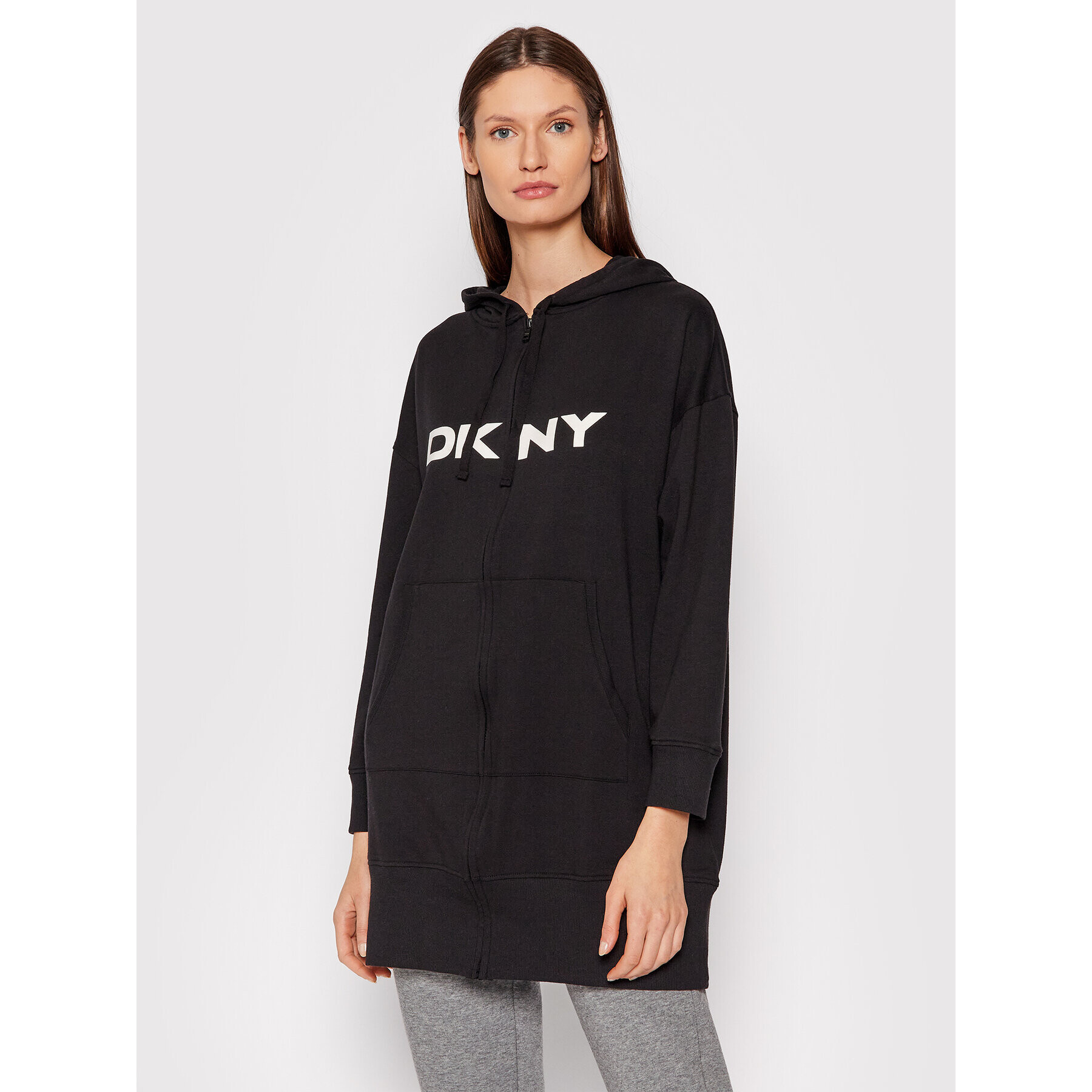 DKNY Суитшърт YI2622484 Черен Regular Fit - Pepit.bg