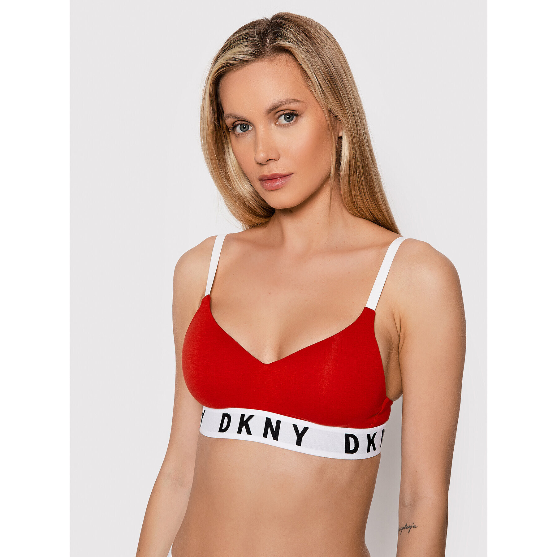 DKNY Сутиен push-up DK4518 Червен - Pepit.bg