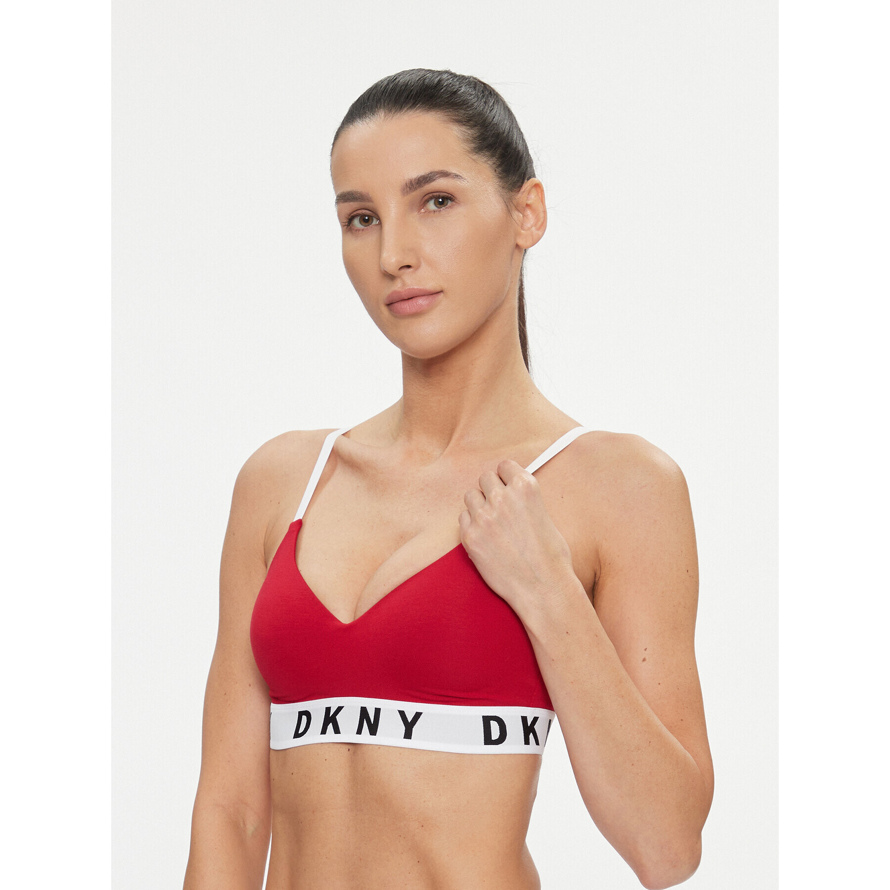 DKNY Сутиен push-up DK4518 Червен - Pepit.bg