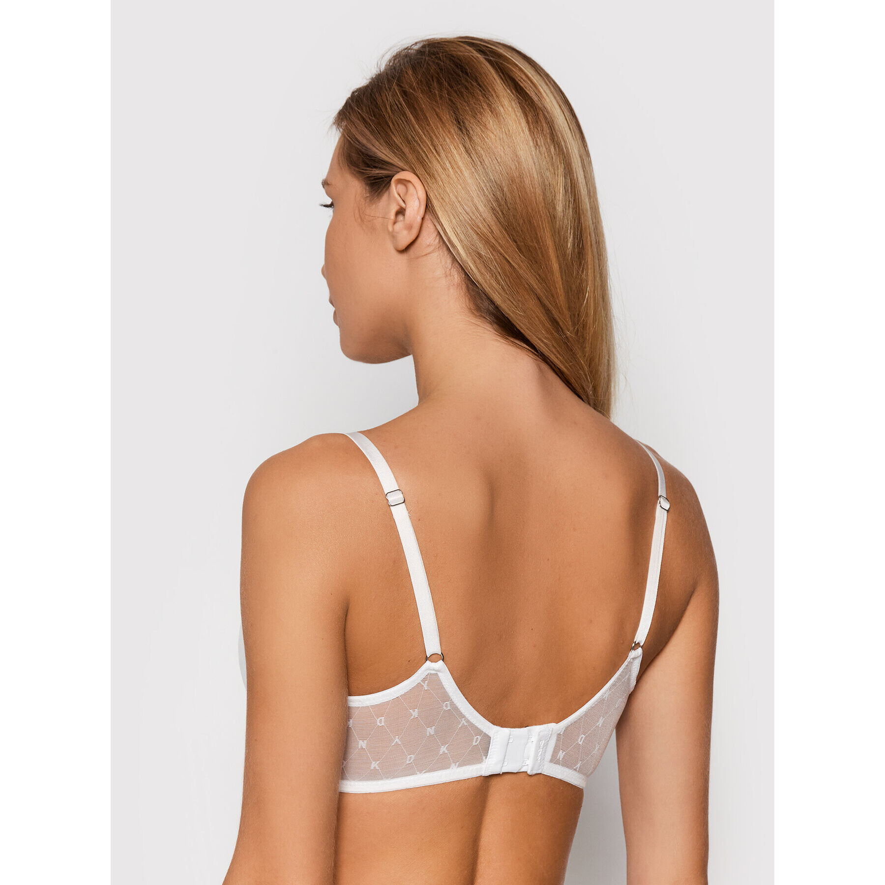DKNY Сутиен с банели DK7501 Бял - Pepit.bg