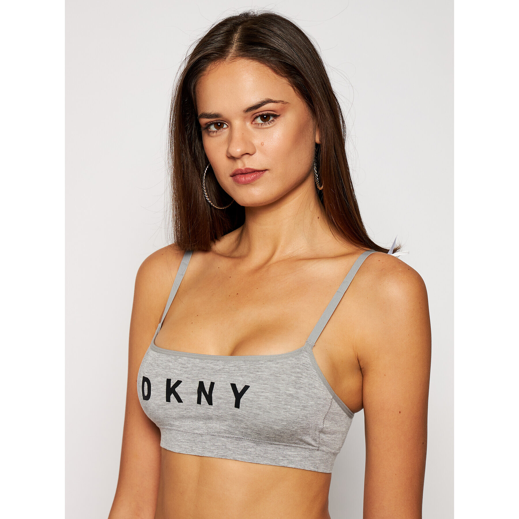 DKNY Сутиен-топ DK4507 Сив - Pepit.bg