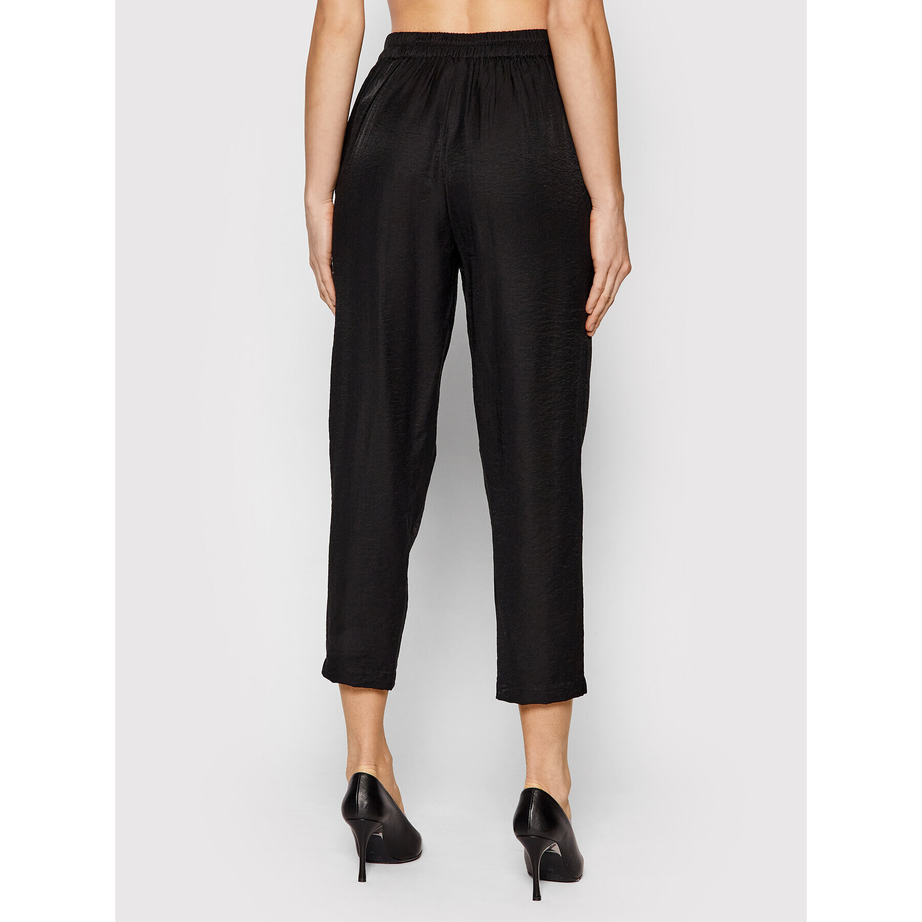 DKNY Текстилни панталони P1JKTKA5 Черен Regular Fit - Pepit.bg