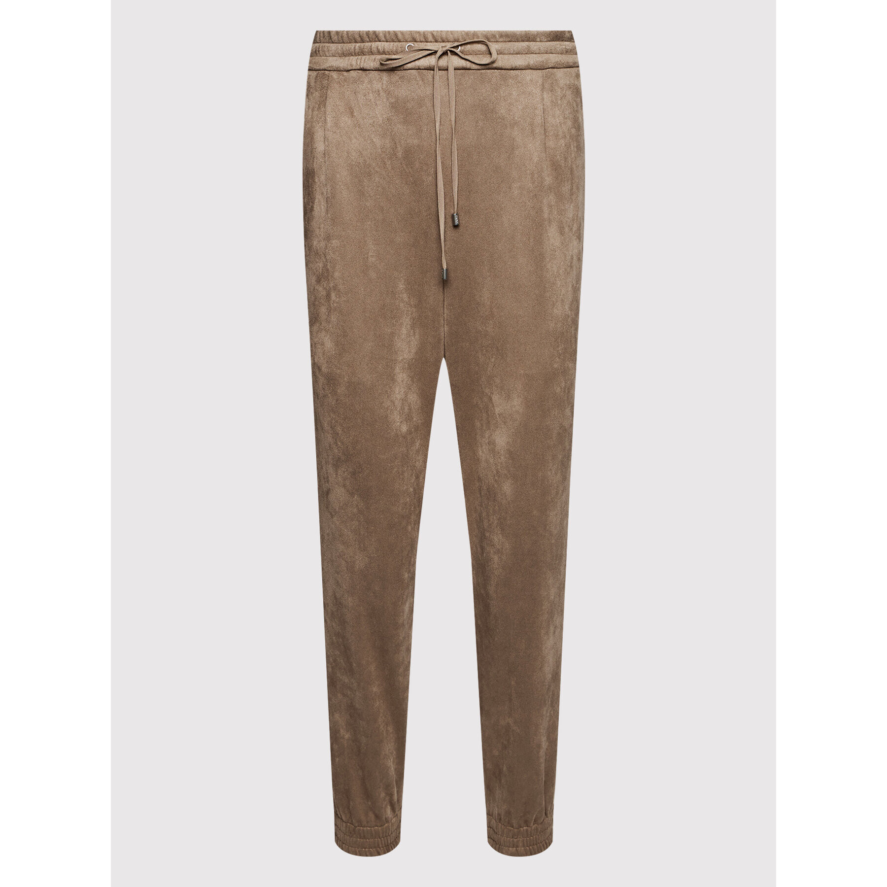 DKNY Текстилни панталони P1KKSL20 Кафяв Regular Fit - Pepit.bg