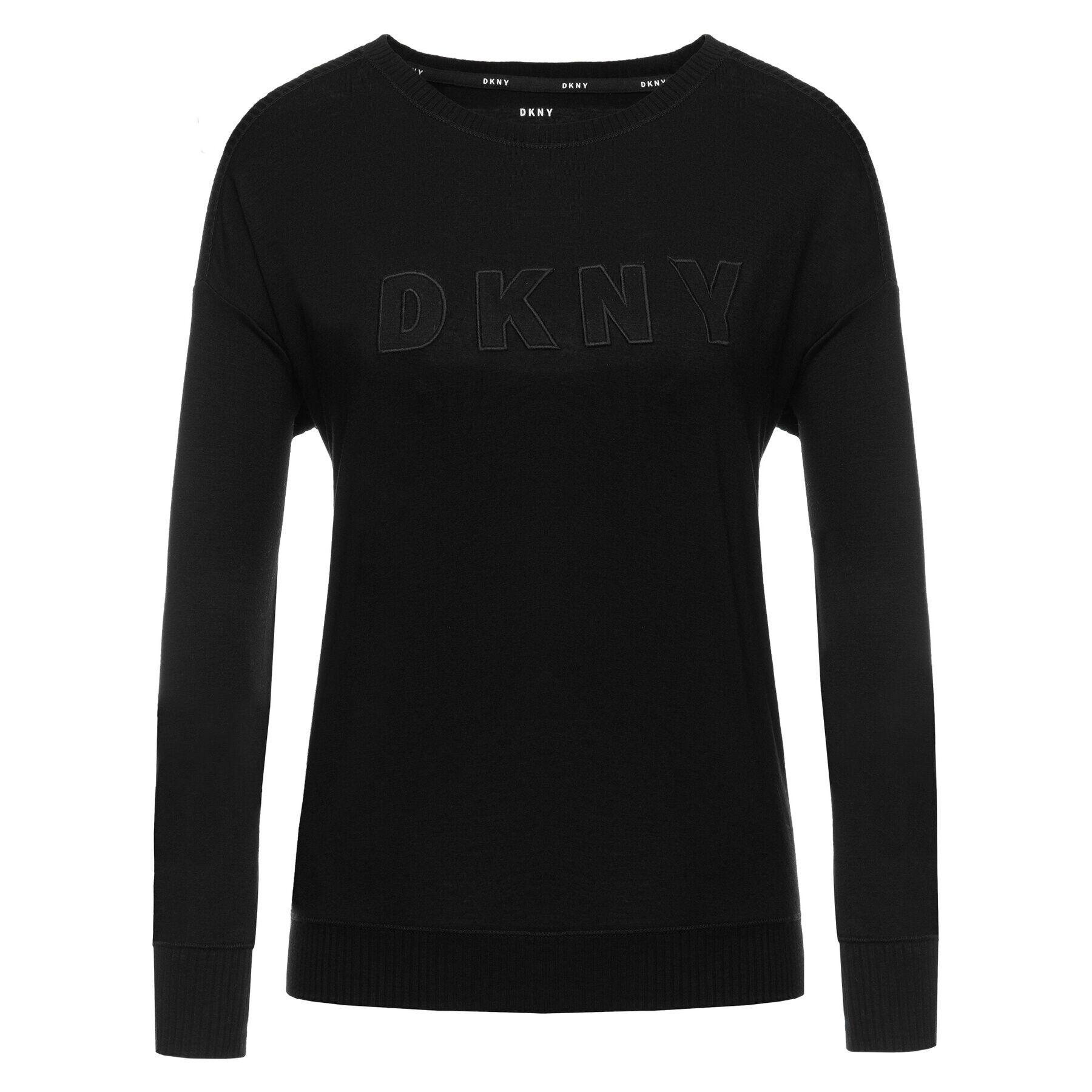 DKNY Тениска на пижама YI3419330 Черен - Pepit.bg