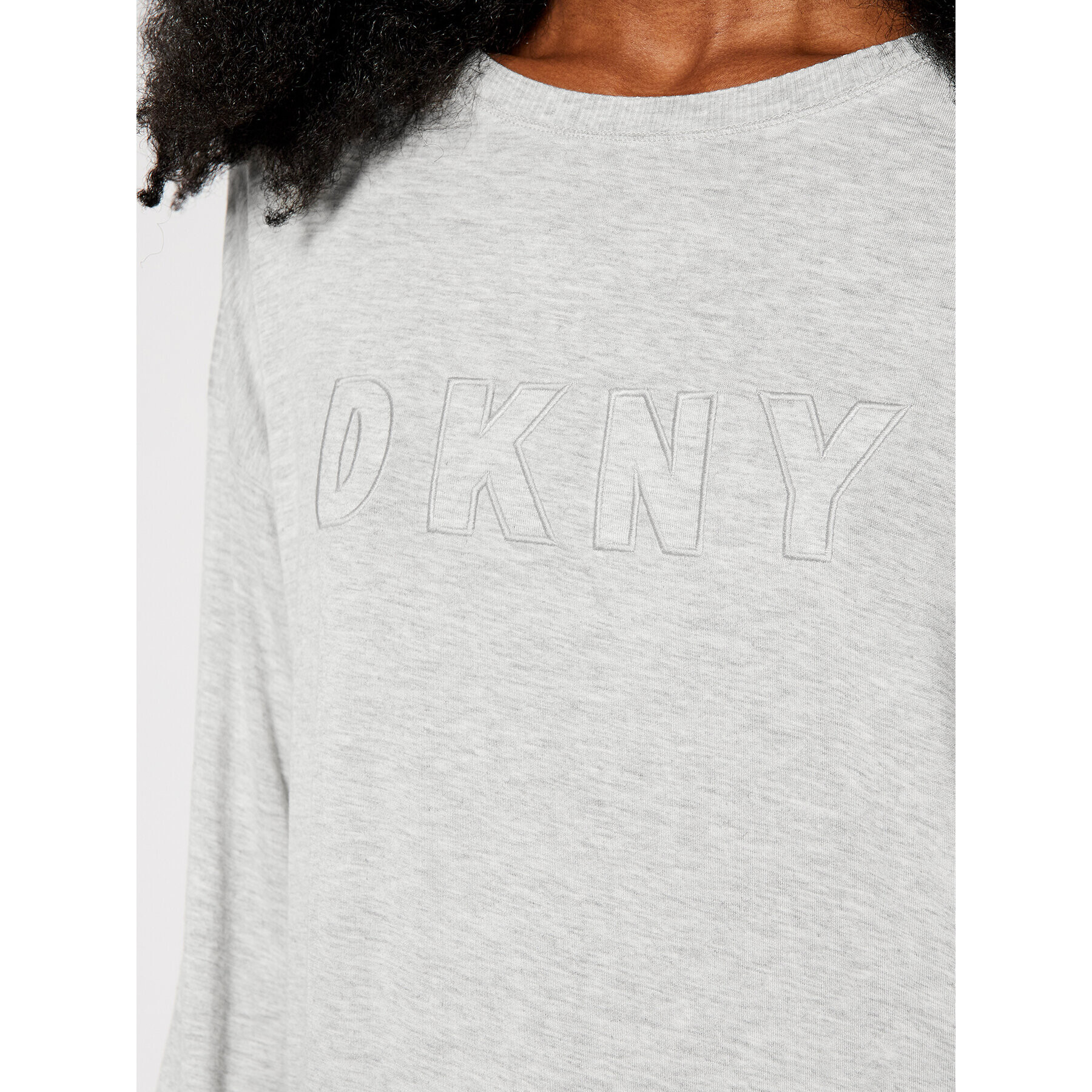 DKNY Тениска на пижама YI3419330 Сив - Pepit.bg