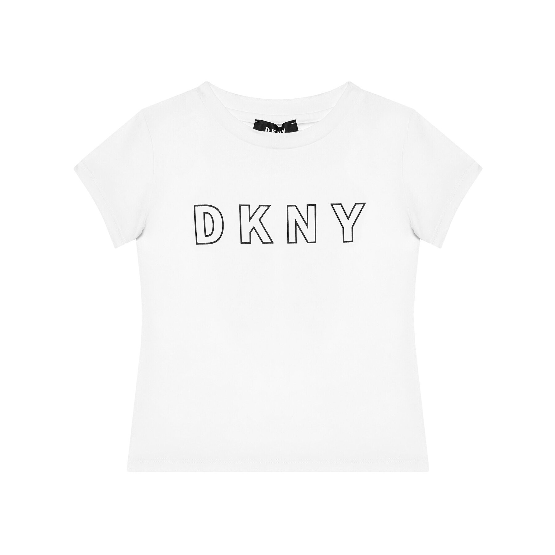 DKNY Тишърт D35R23 D Бял Regular Fit - Pepit.bg