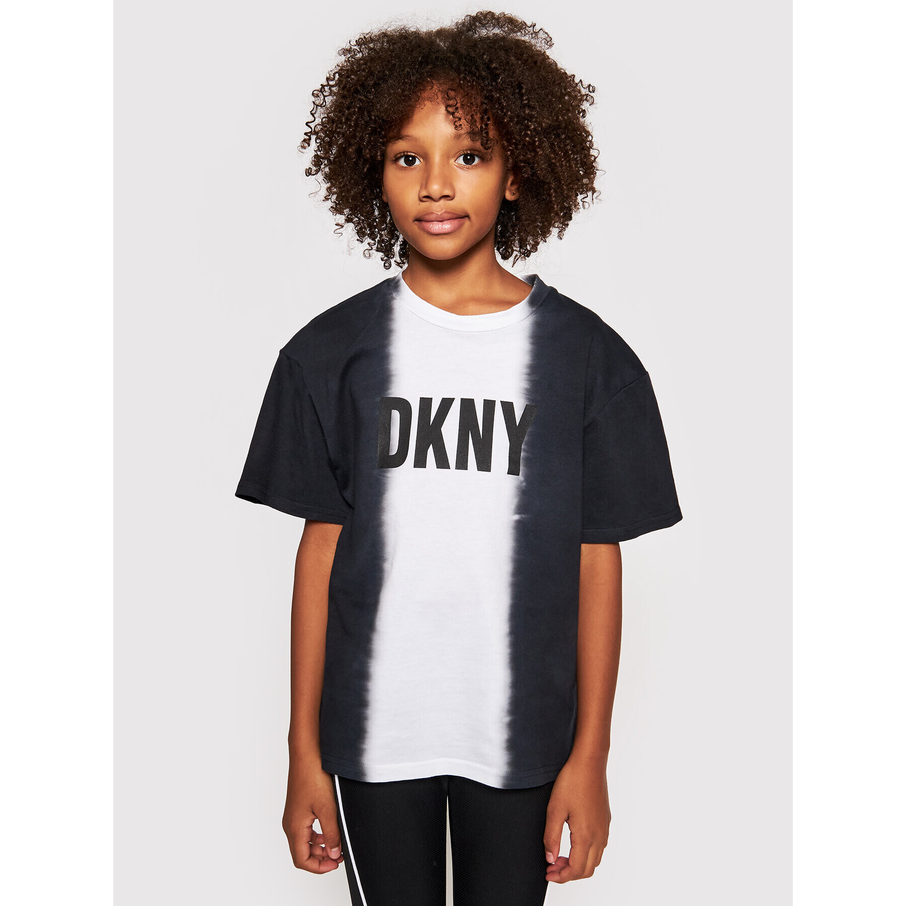 DKNY Тишърт D35R31 S Черен Regular Fit - Pepit.bg