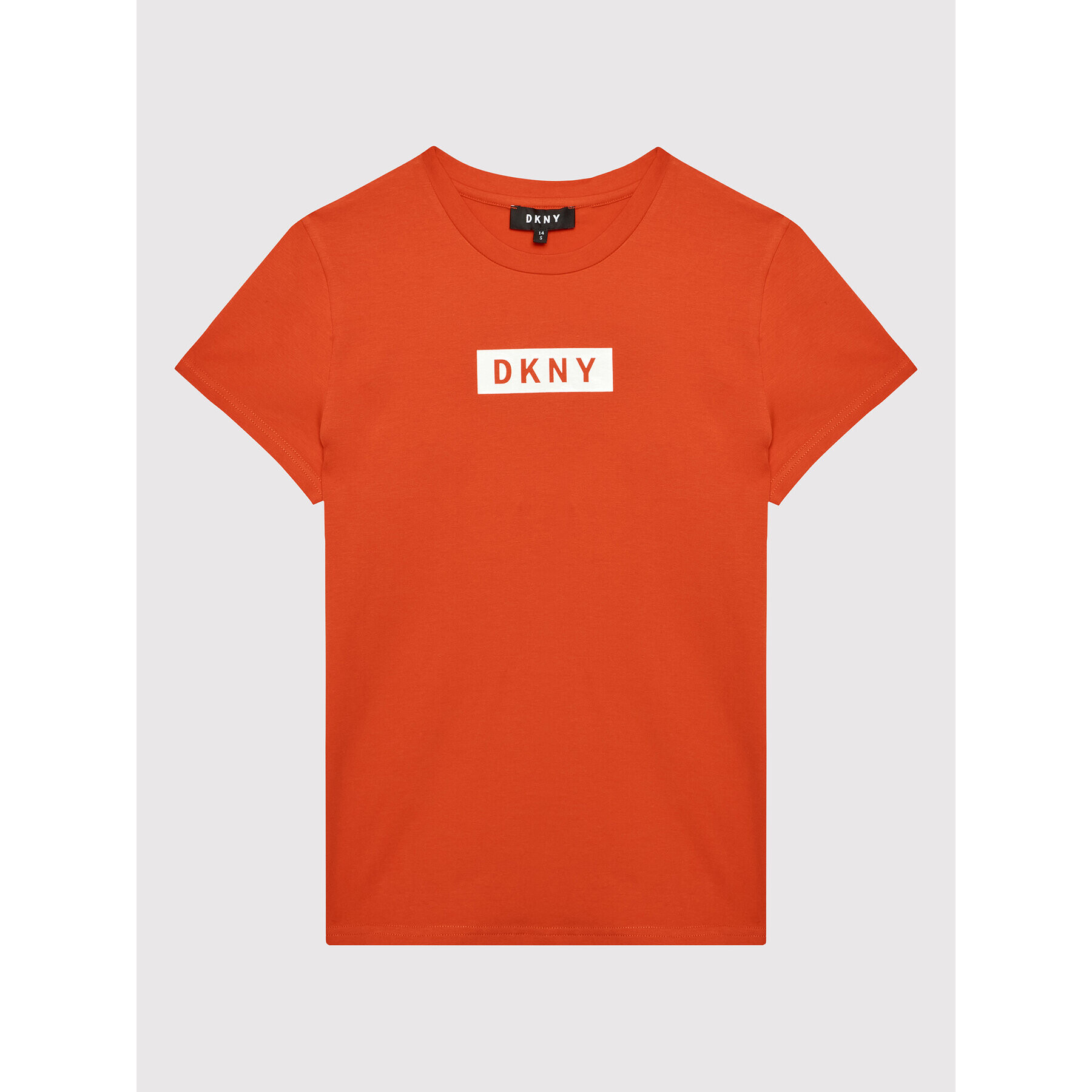 DKNY Тишърт D35R93 M Оранжев Regular Fit - Pepit.bg