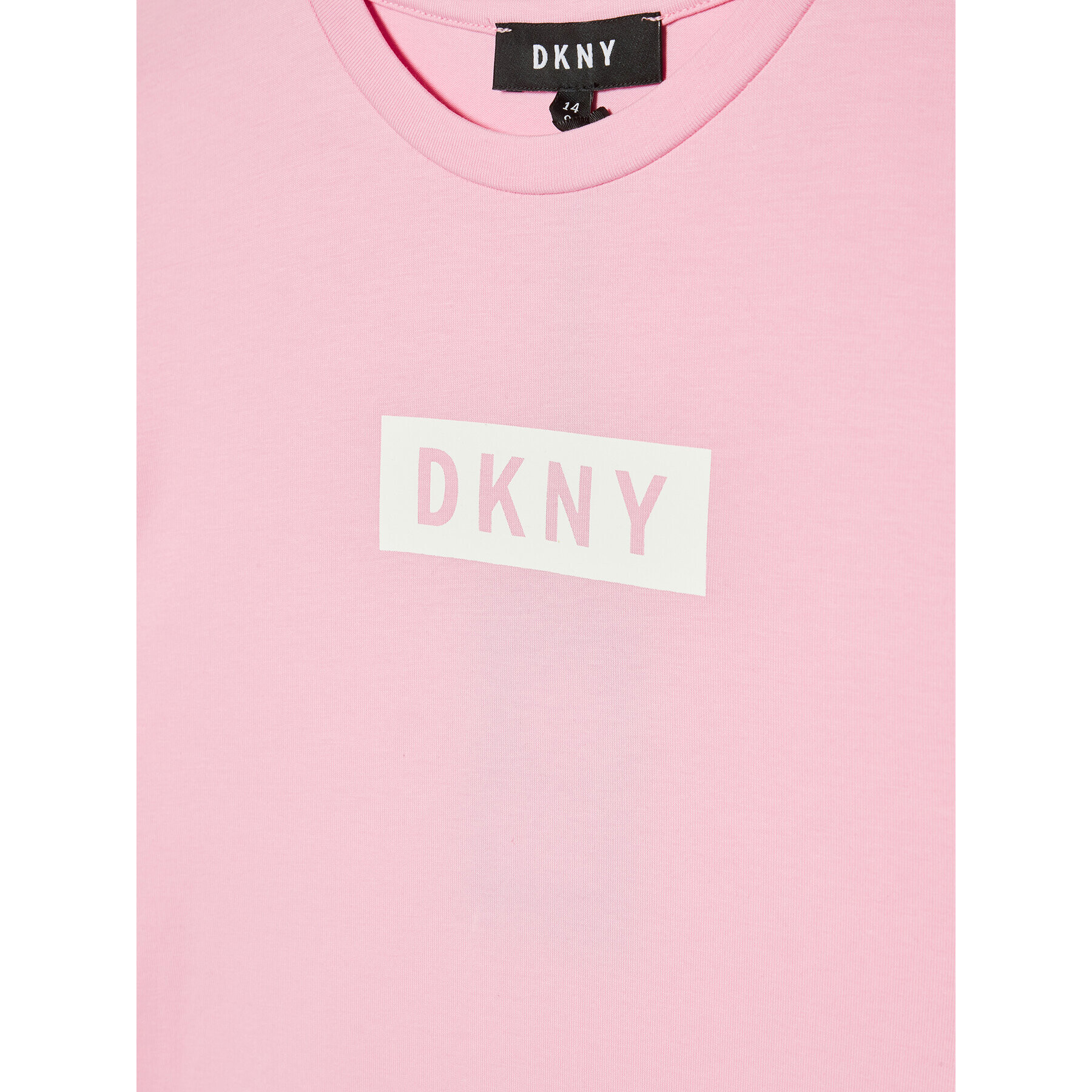 DKNY Тишърт D35R93 S Розов Regular Fit - Pepit.bg