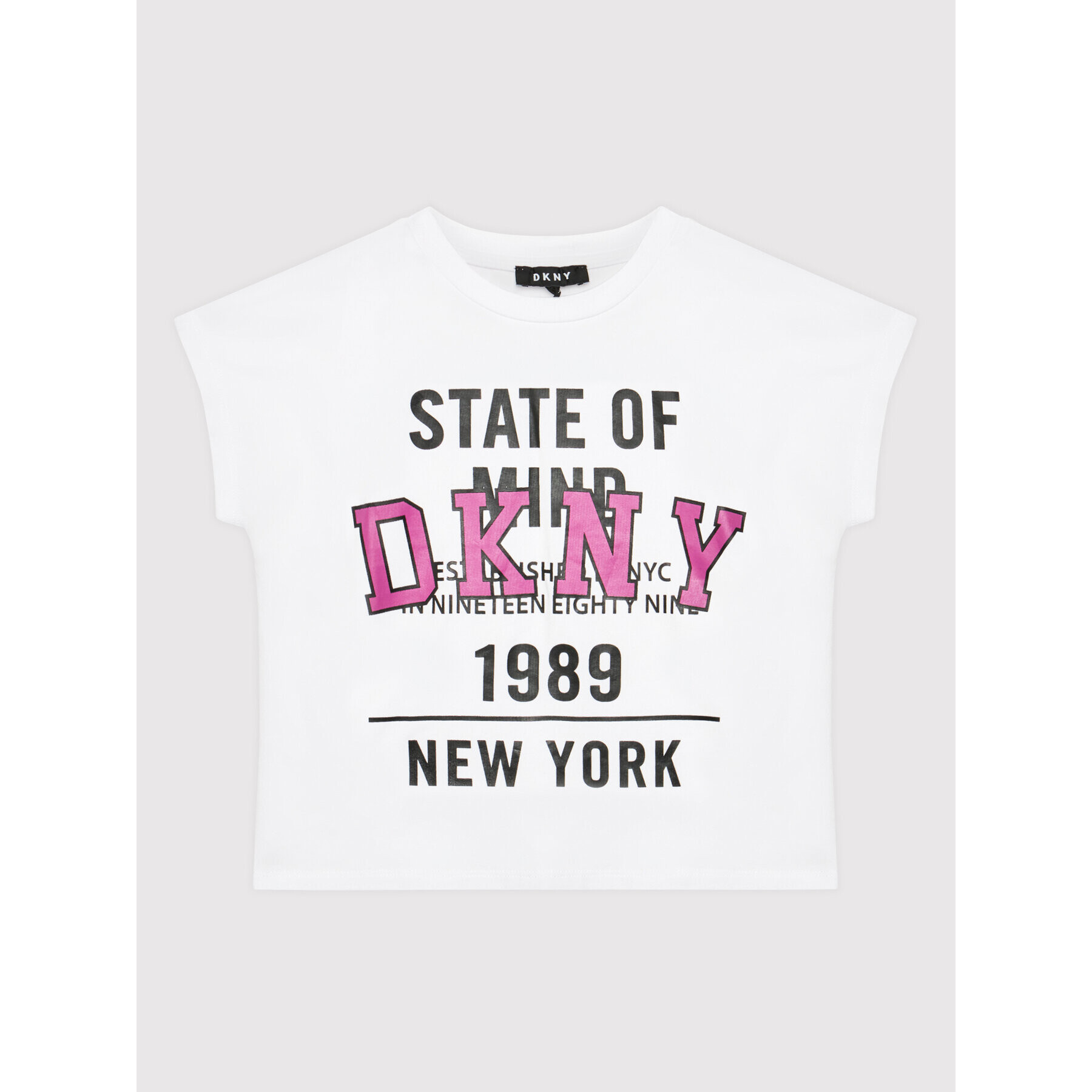 DKNY Тишърт D35S01 M Бял Relaxed Fit - Pepit.bg