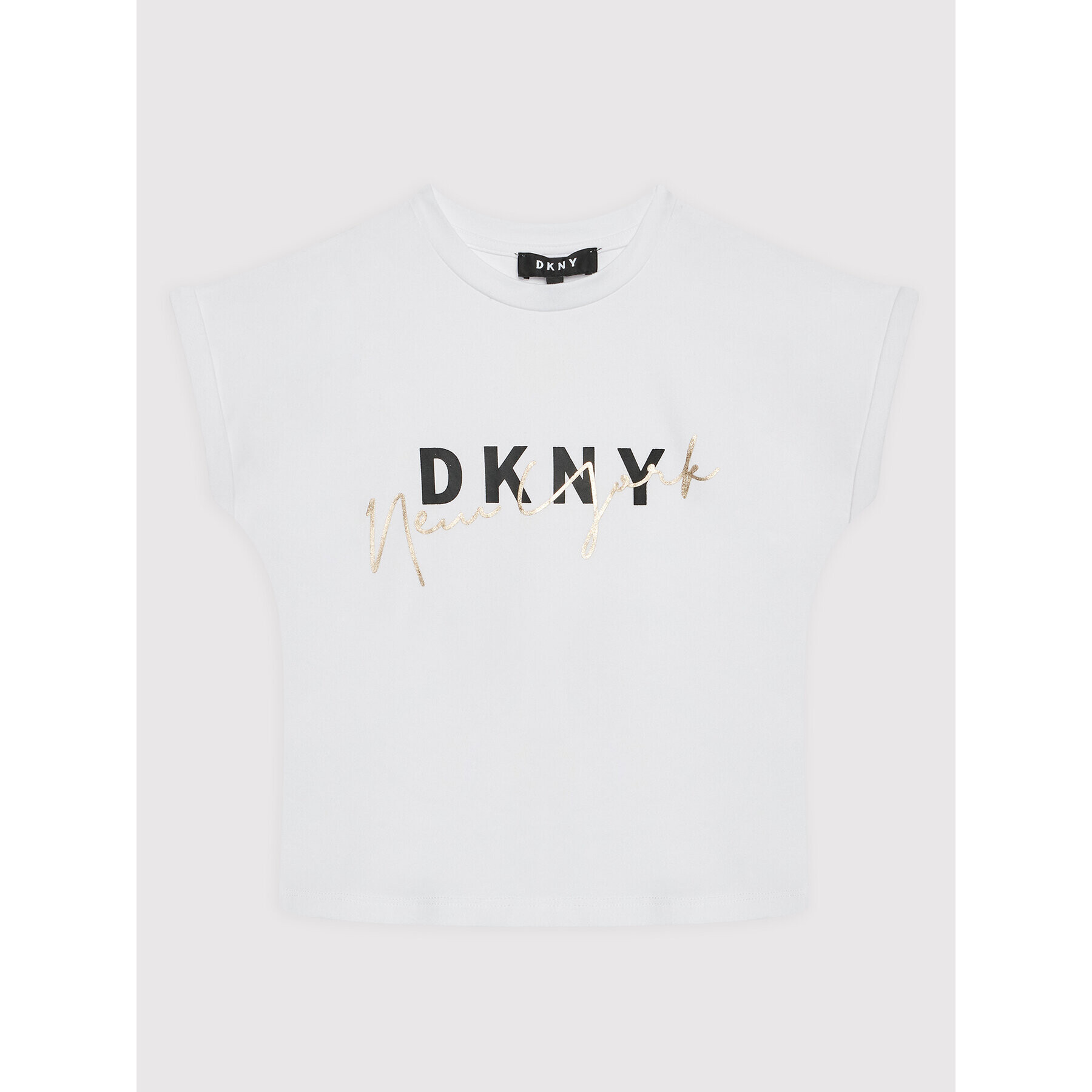 DKNY Тишърт D35S02 M Бял Regular Fit - Pepit.bg