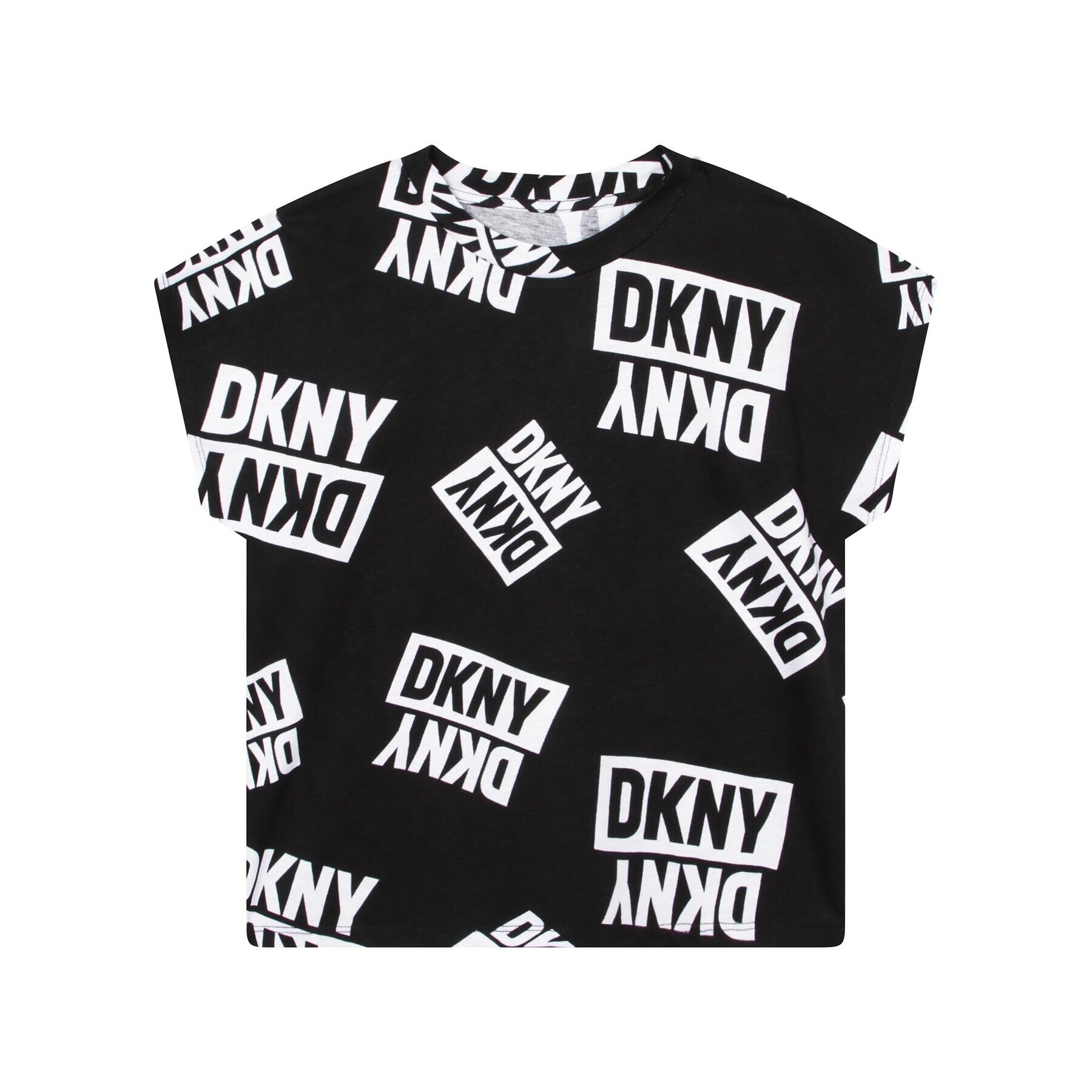 DKNY Тишърт D35S27 D Черен Regular Fit - Pepit.bg