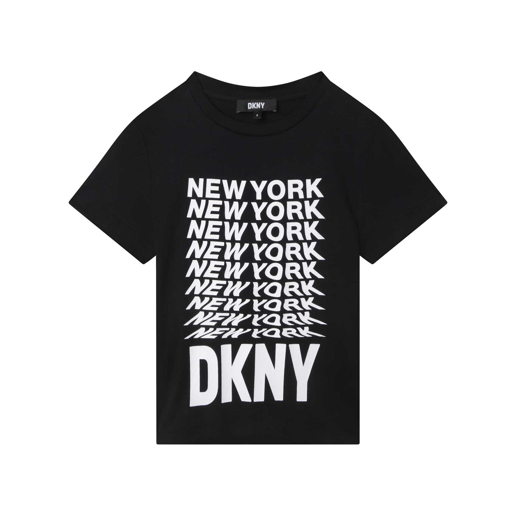 DKNY Тишърт D35S76 D Черен Regular Fit - Pepit.bg