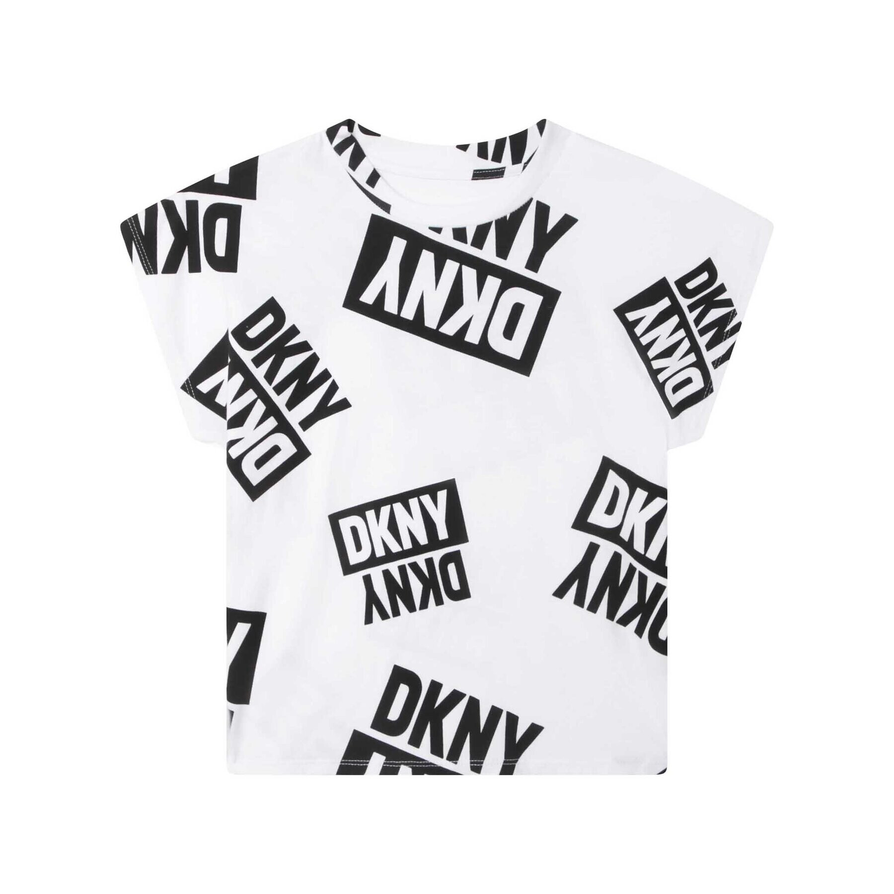 DKNY Тишърт D35S84 D Черен Regular Fit - Pepit.bg