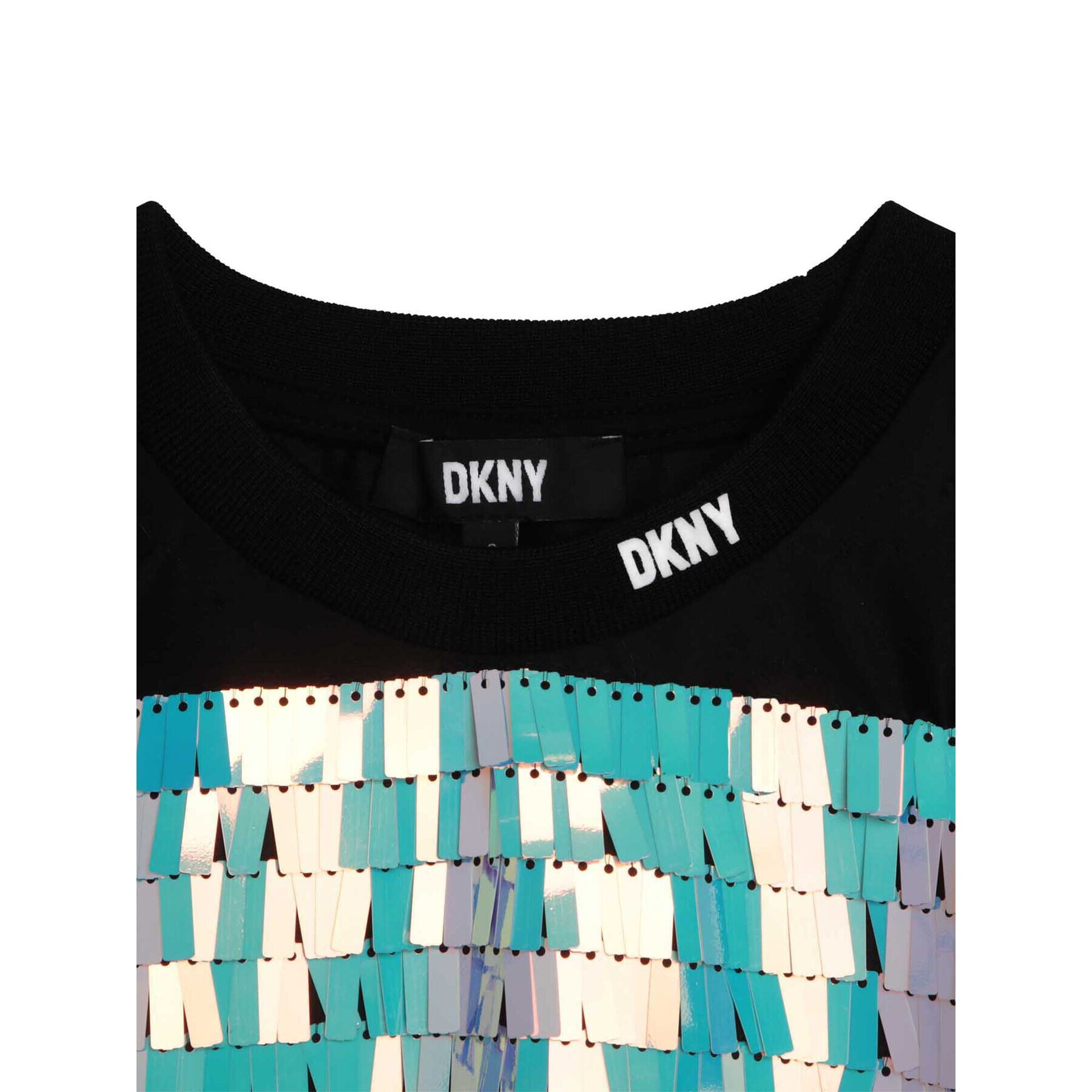 DKNY Тишърт D35S89 D Черен Regular Fit - Pepit.bg