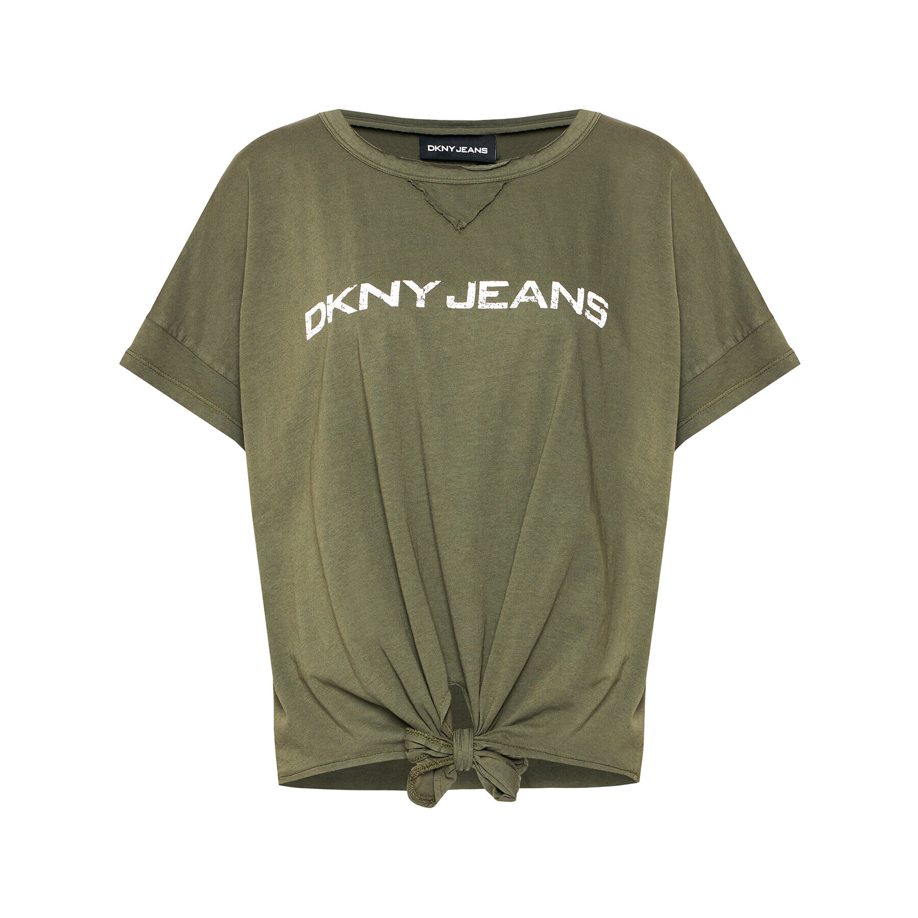 DKNY Тишърт E02Z2F51 Зелен Regular Fit - Pepit.bg