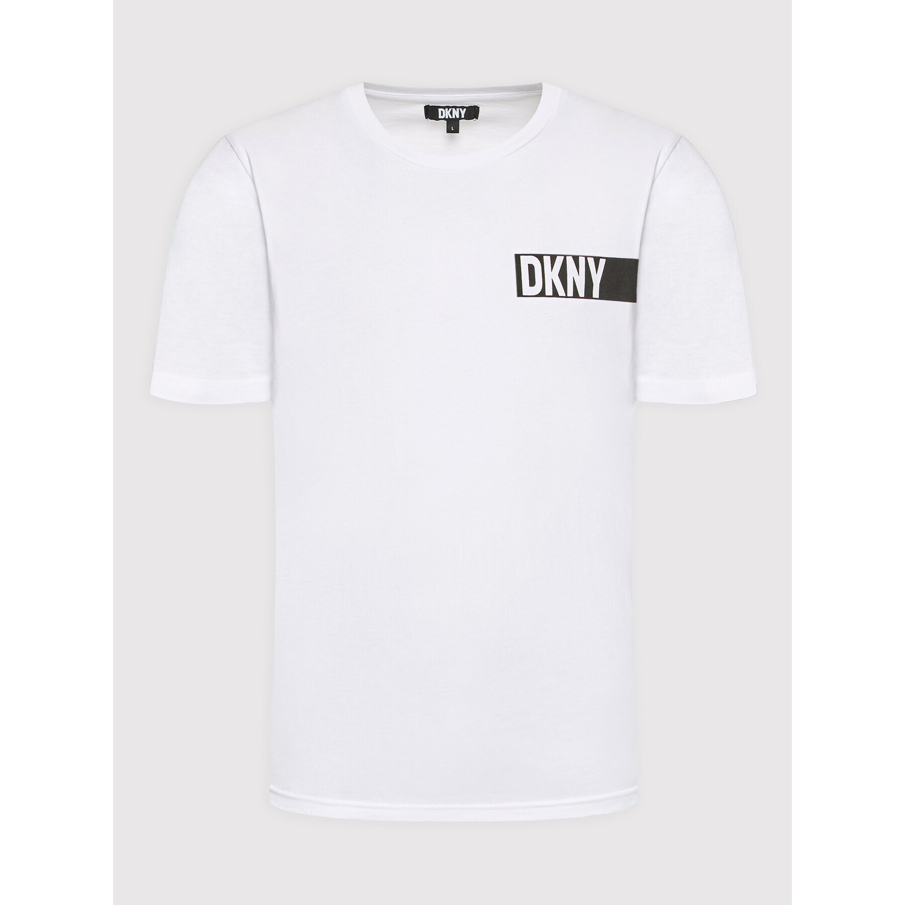 DKNY Тишърт N5_6815_DKY Бял Regular Fit - Pepit.bg