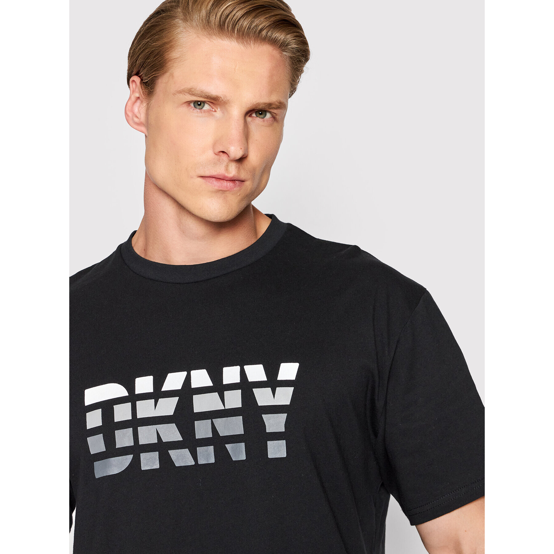 DKNY Тишърт N5_6820_DKY Черен Regular Fit - Pepit.bg