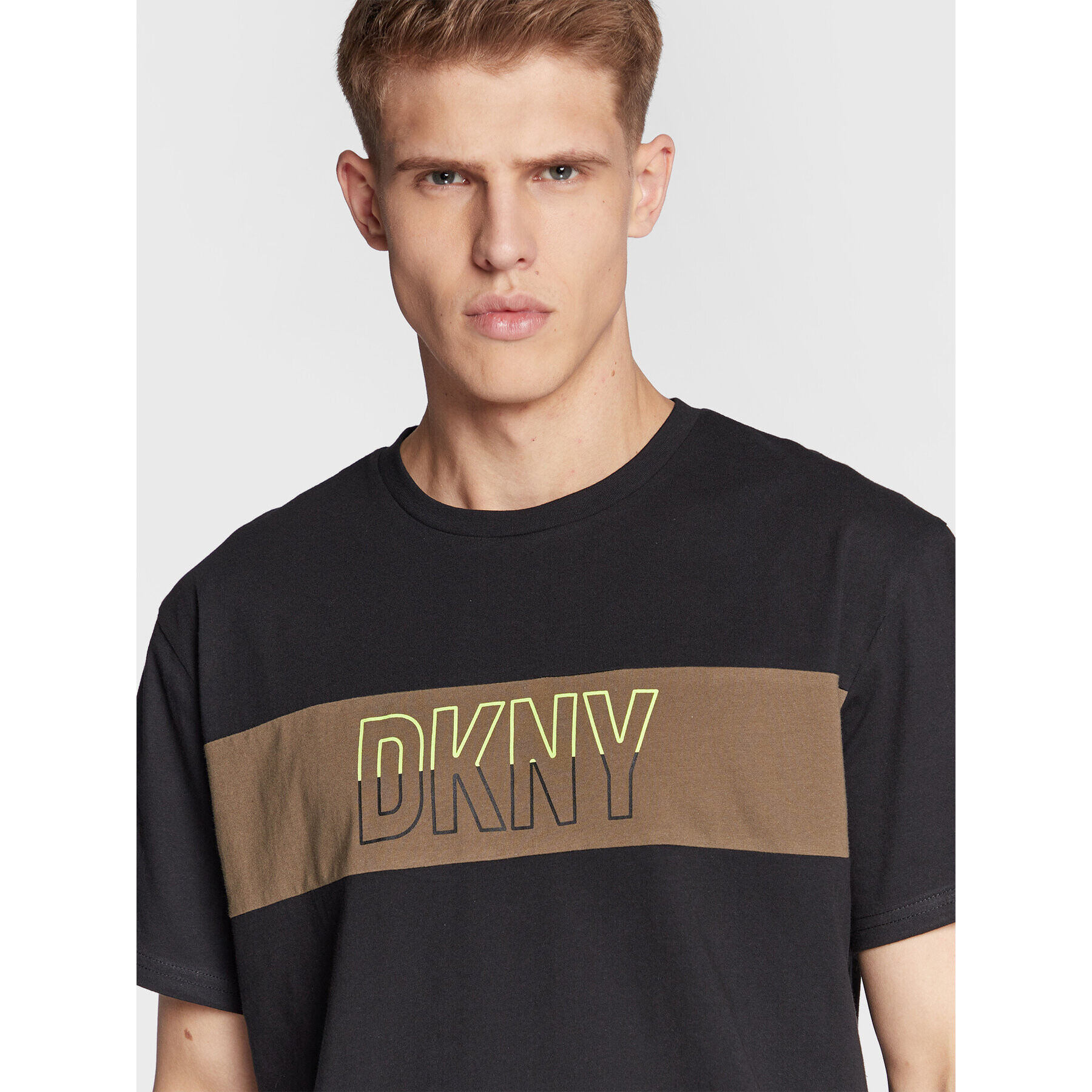 DKNY Тишърт N5_6860_DKY Черен Relaxed Fit - Pepit.bg