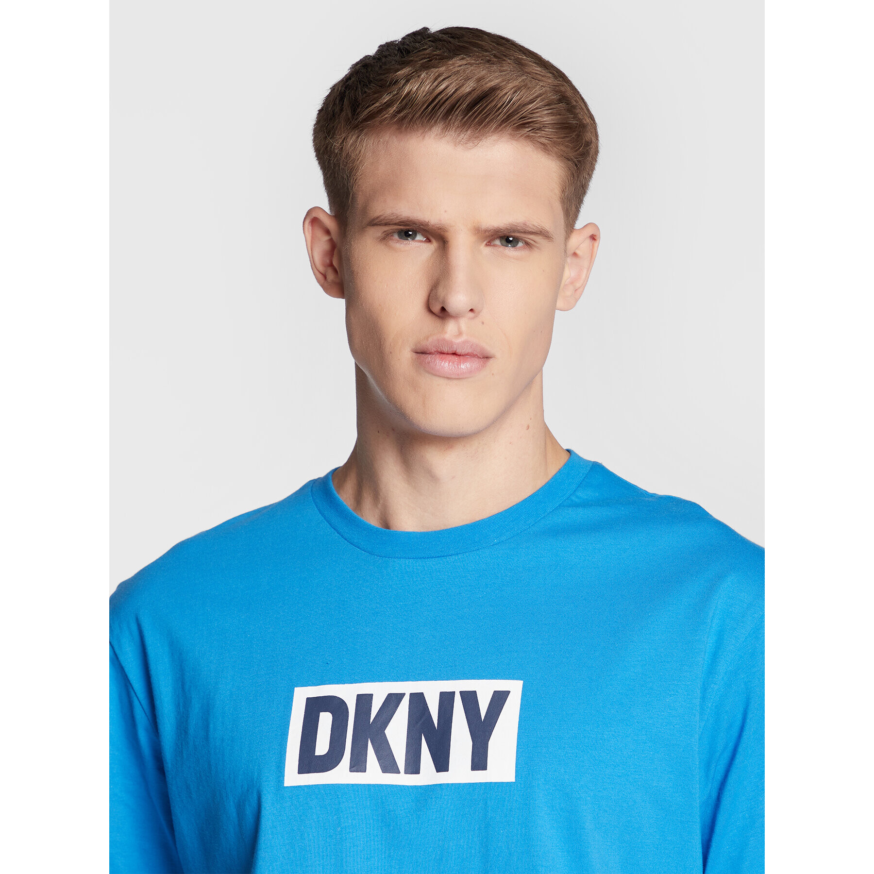 DKNY Тишърт N5_6876_DKY Син Regular Fit - Pepit.bg