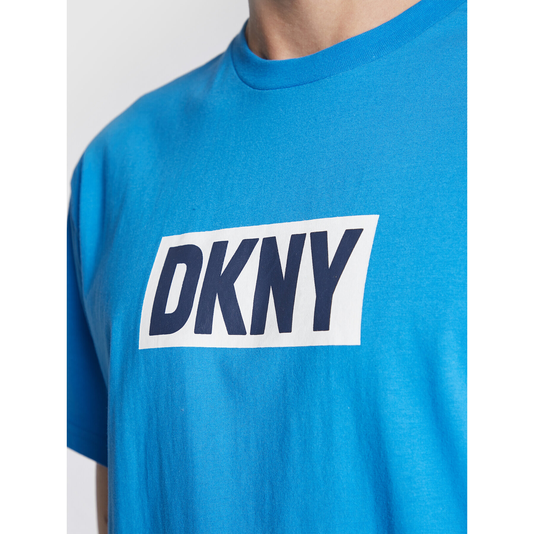 DKNY Тишърт N5_6876_DKY Син Regular Fit - Pepit.bg