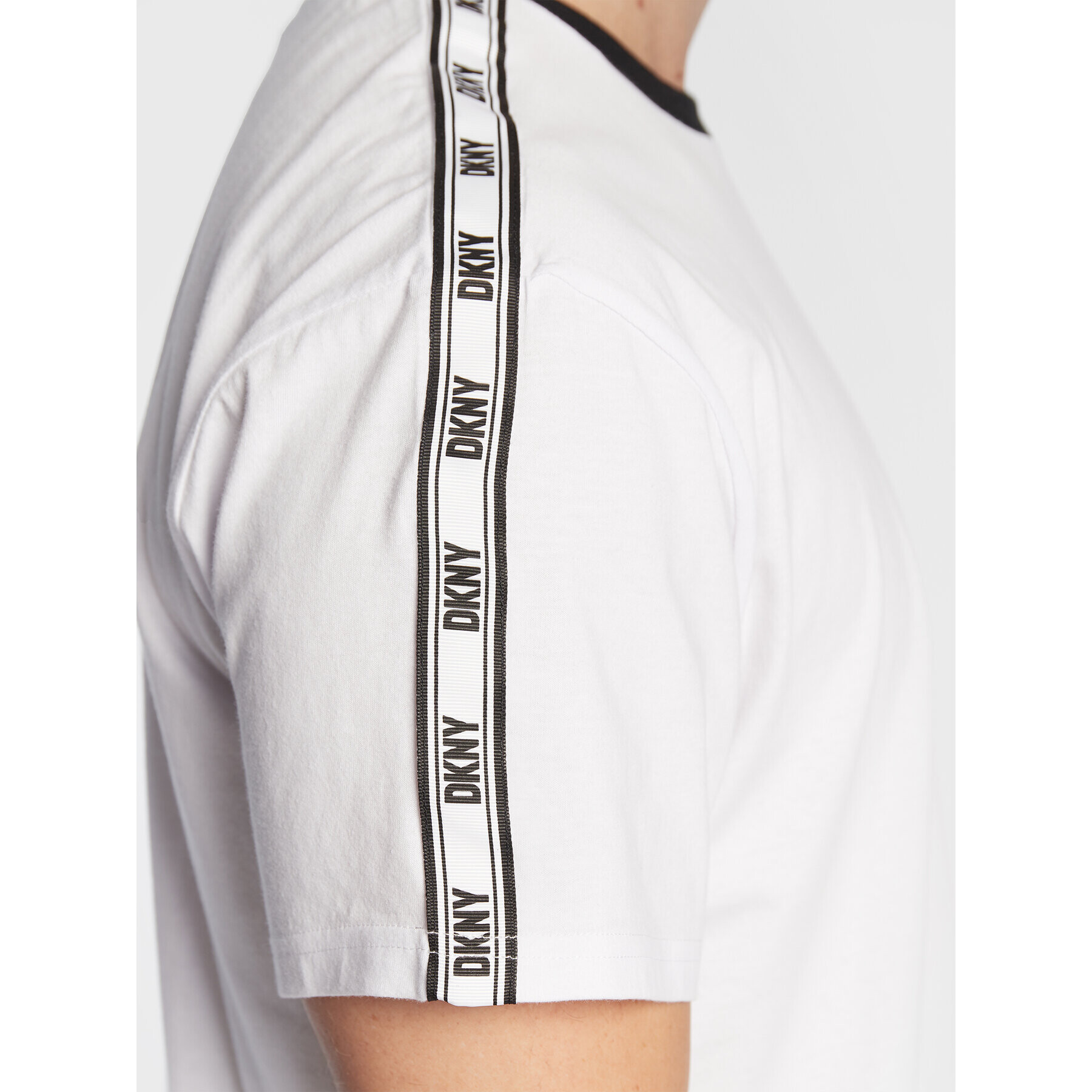 DKNY Тишърт N5_6884_DKY Бял Regular Fit - Pepit.bg