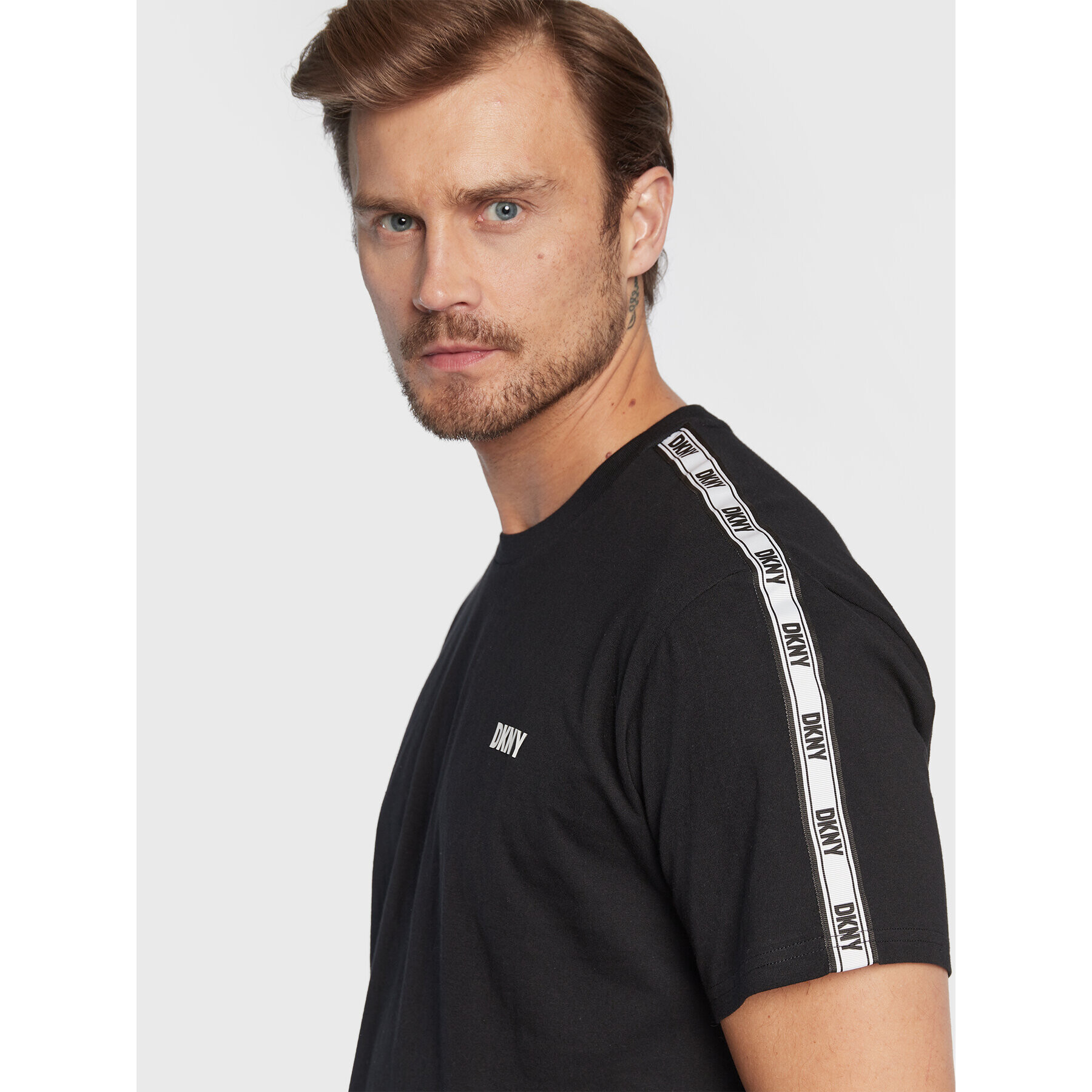 DKNY Тишърт N5_6884_DKY Черен Regular Fit - Pepit.bg