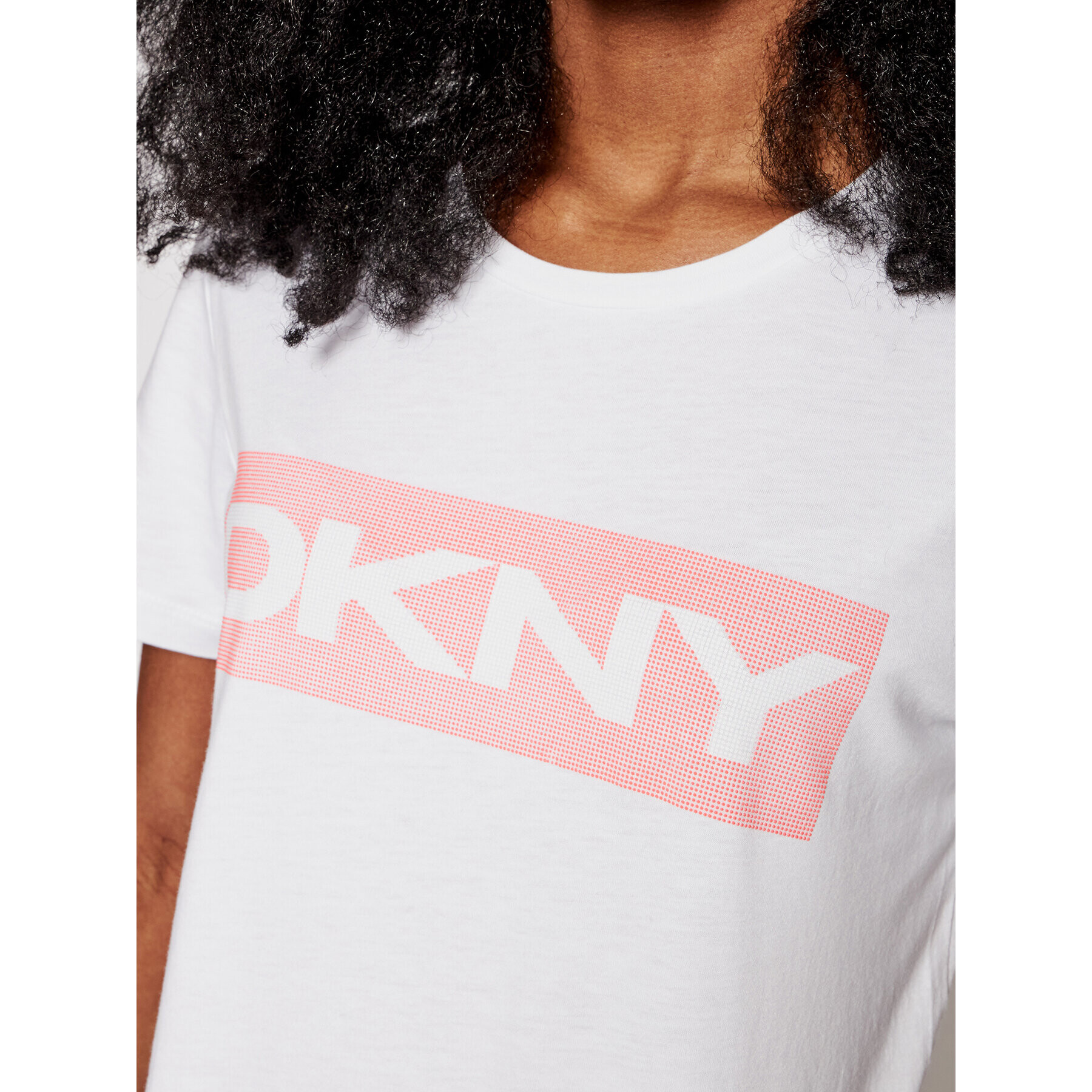 DKNY Тишърт P0DARCNA Бял Regular Fit - Pepit.bg