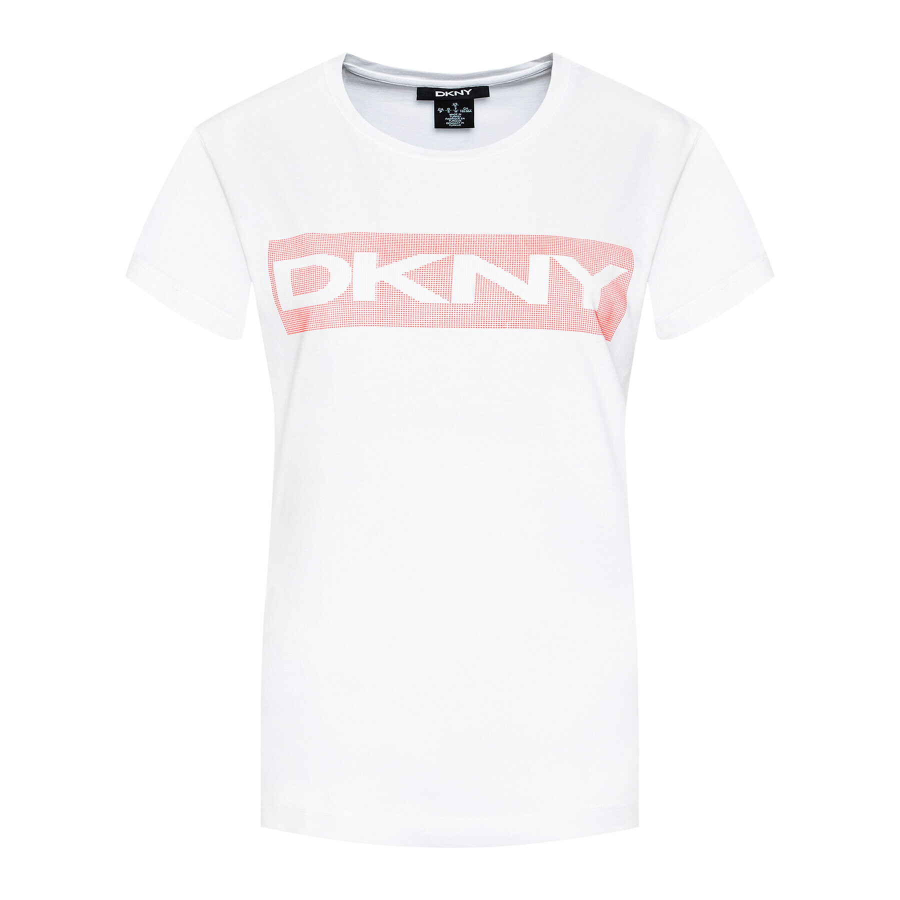 DKNY Тишърт P0DARCNA Бял Regular Fit - Pepit.bg