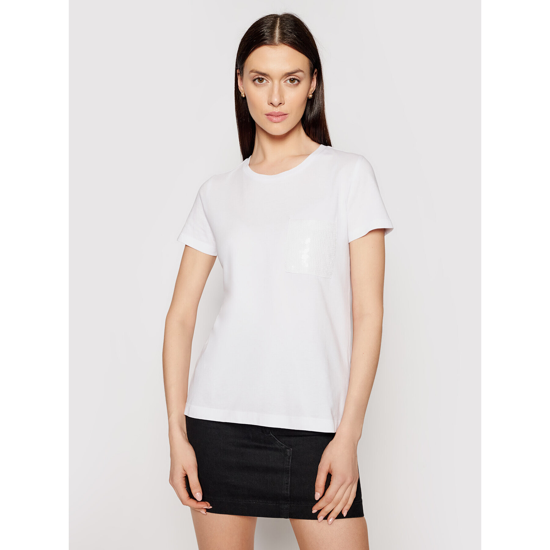 DKNY Тишърт P0RAOC2R Бял Regular Fit - Pepit.bg