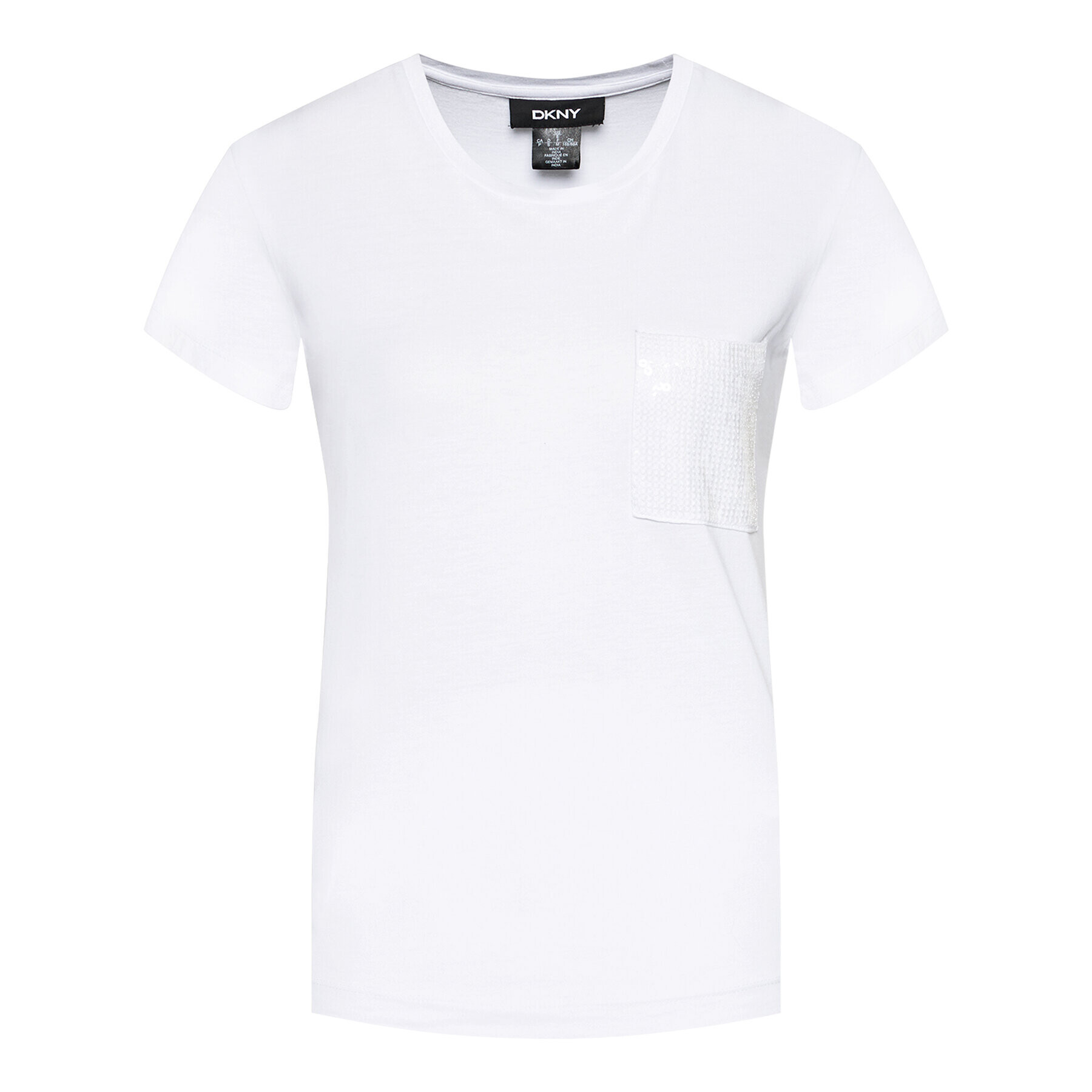 DKNY Тишърт P0RAOC2R Бял Regular Fit - Pepit.bg