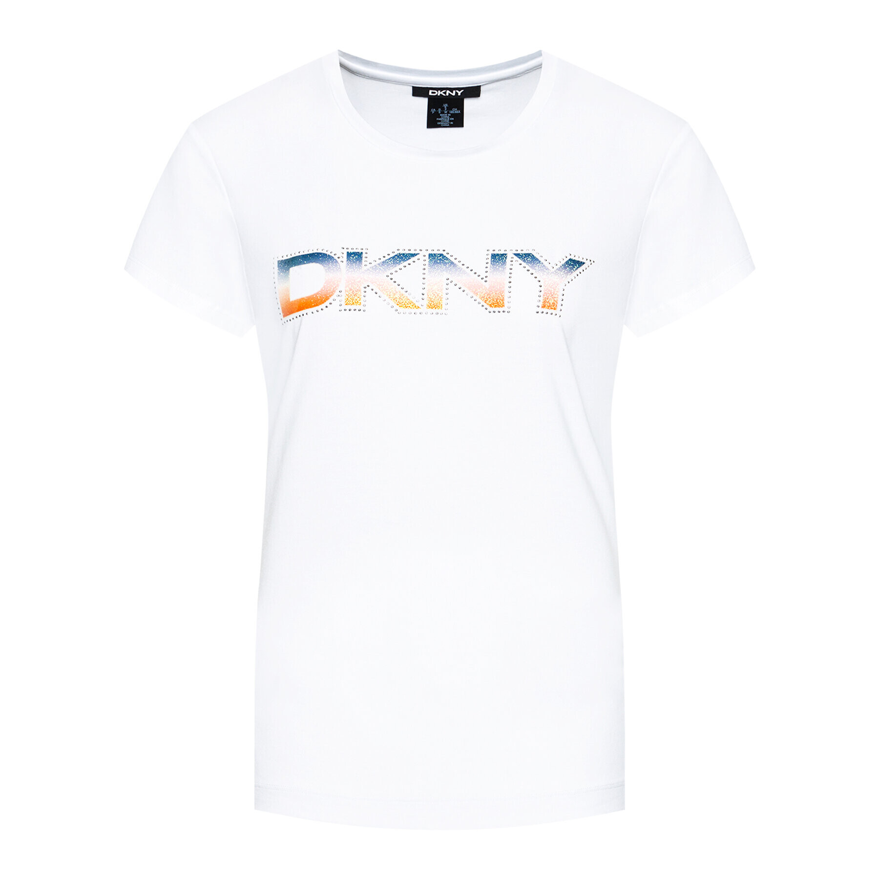 DKNY Тишърт P1AVZDNA Бял Regular Fit - Pepit.bg