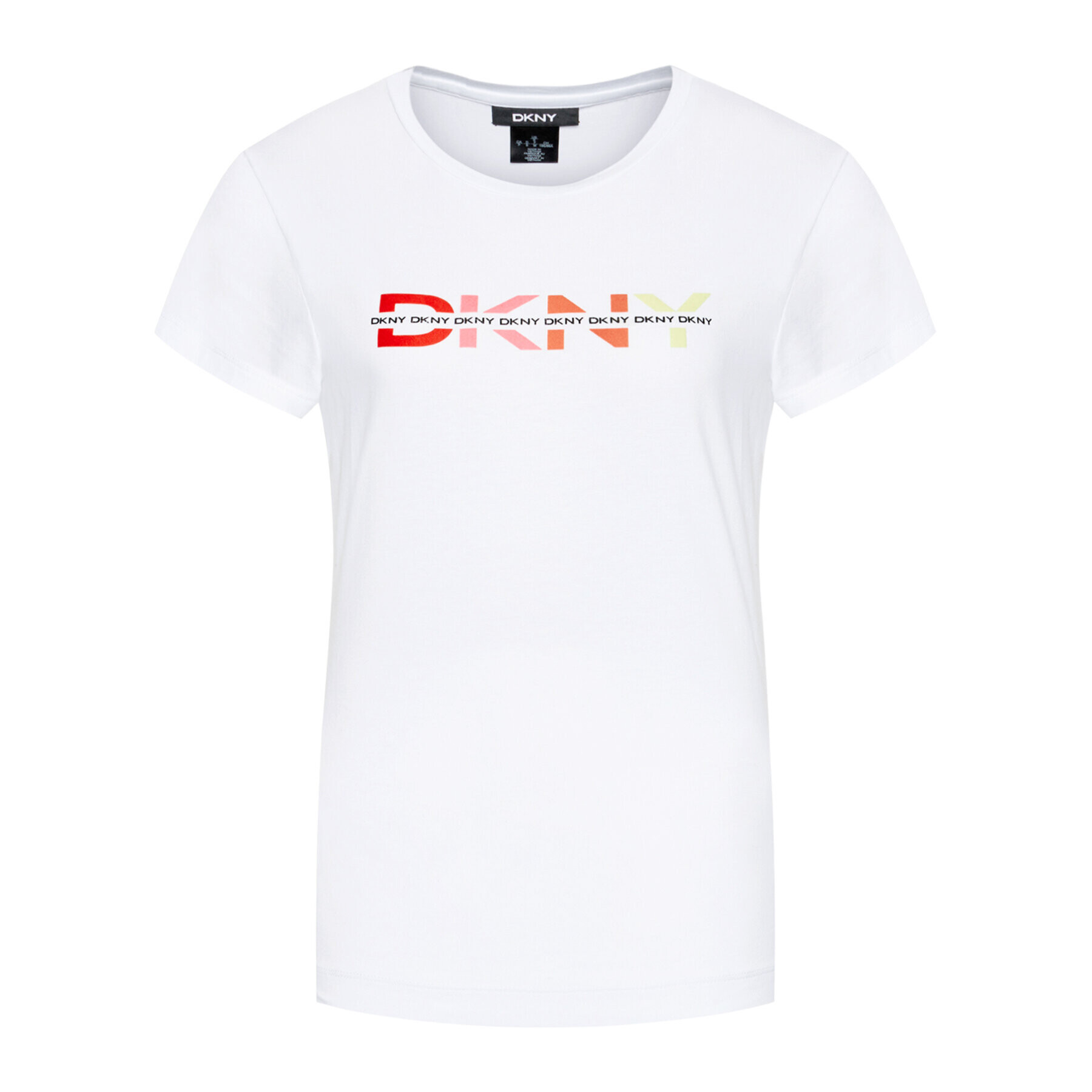 DKNY Тишърт P1BUTDNA Бял Regular Fit - Pepit.bg