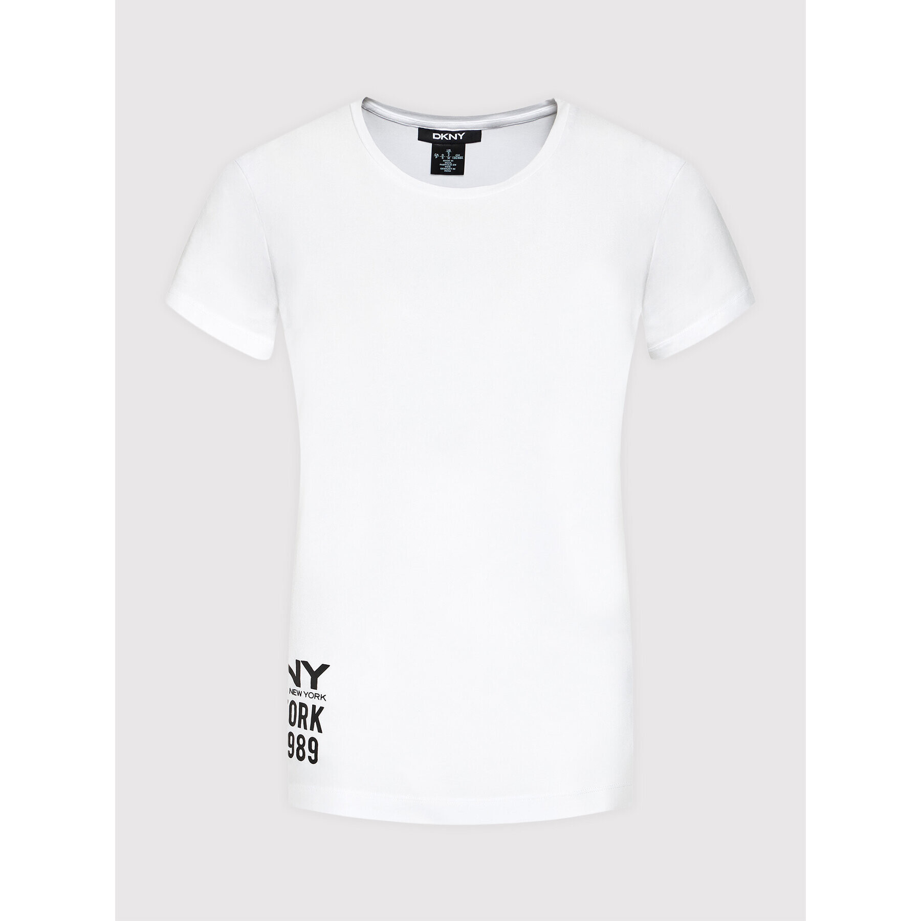 DKNY Тишърт P1DTFDNA Бял Regular Fit - Pepit.bg