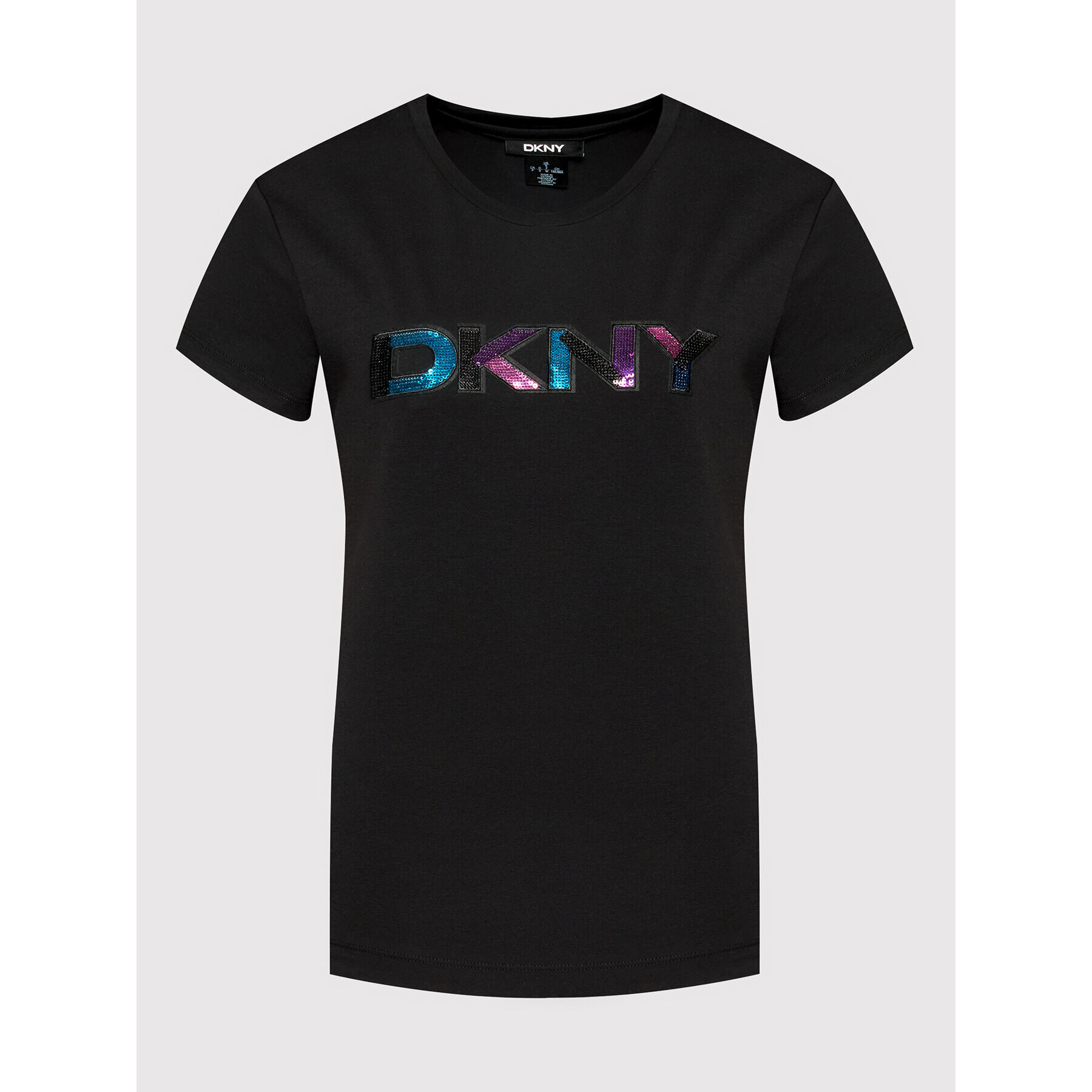 DKNY Тишърт P1JMKDNA Черен Regular Fit - Pepit.bg