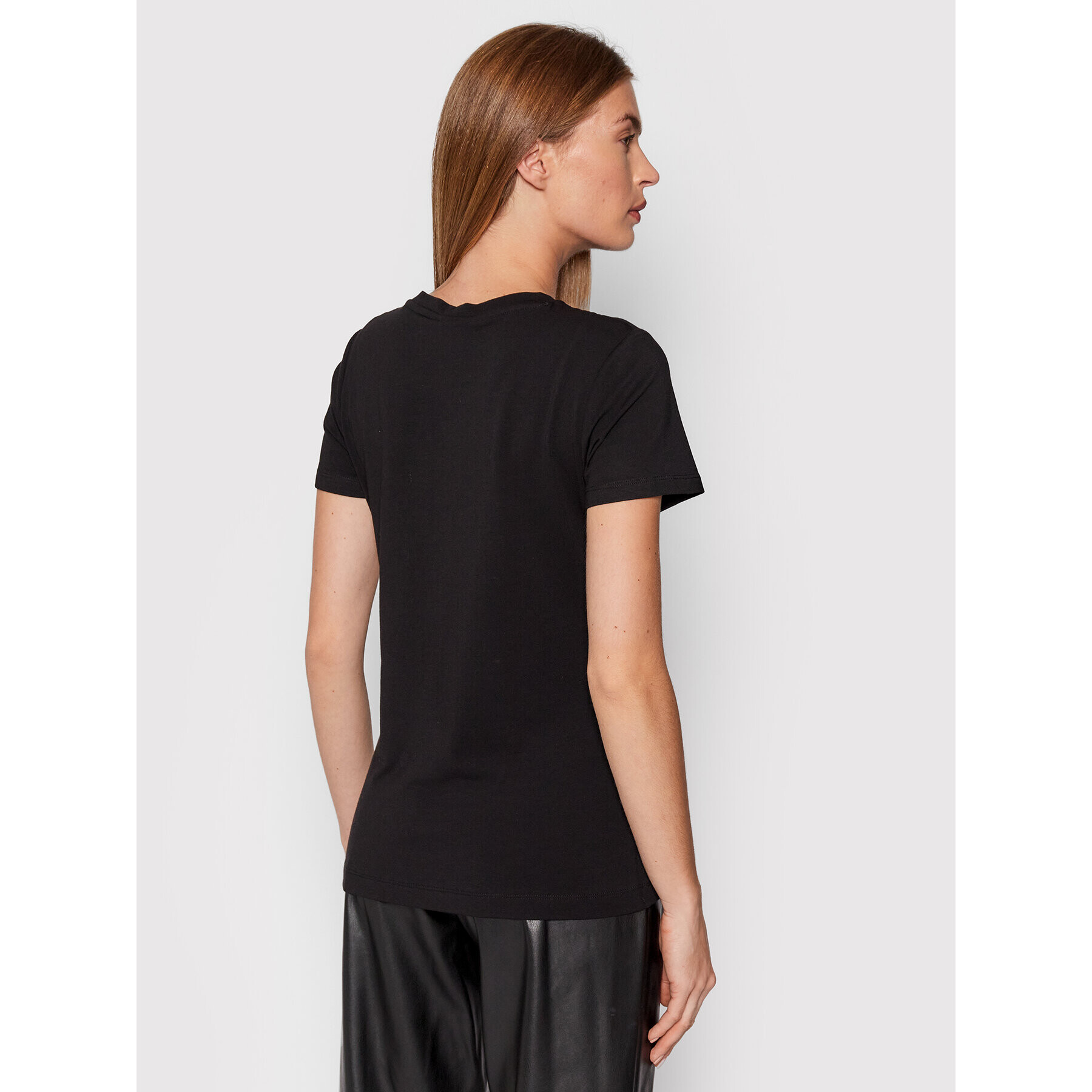 DKNY Тишърт P1MQHDNA Черен Regular Fit - Pepit.bg